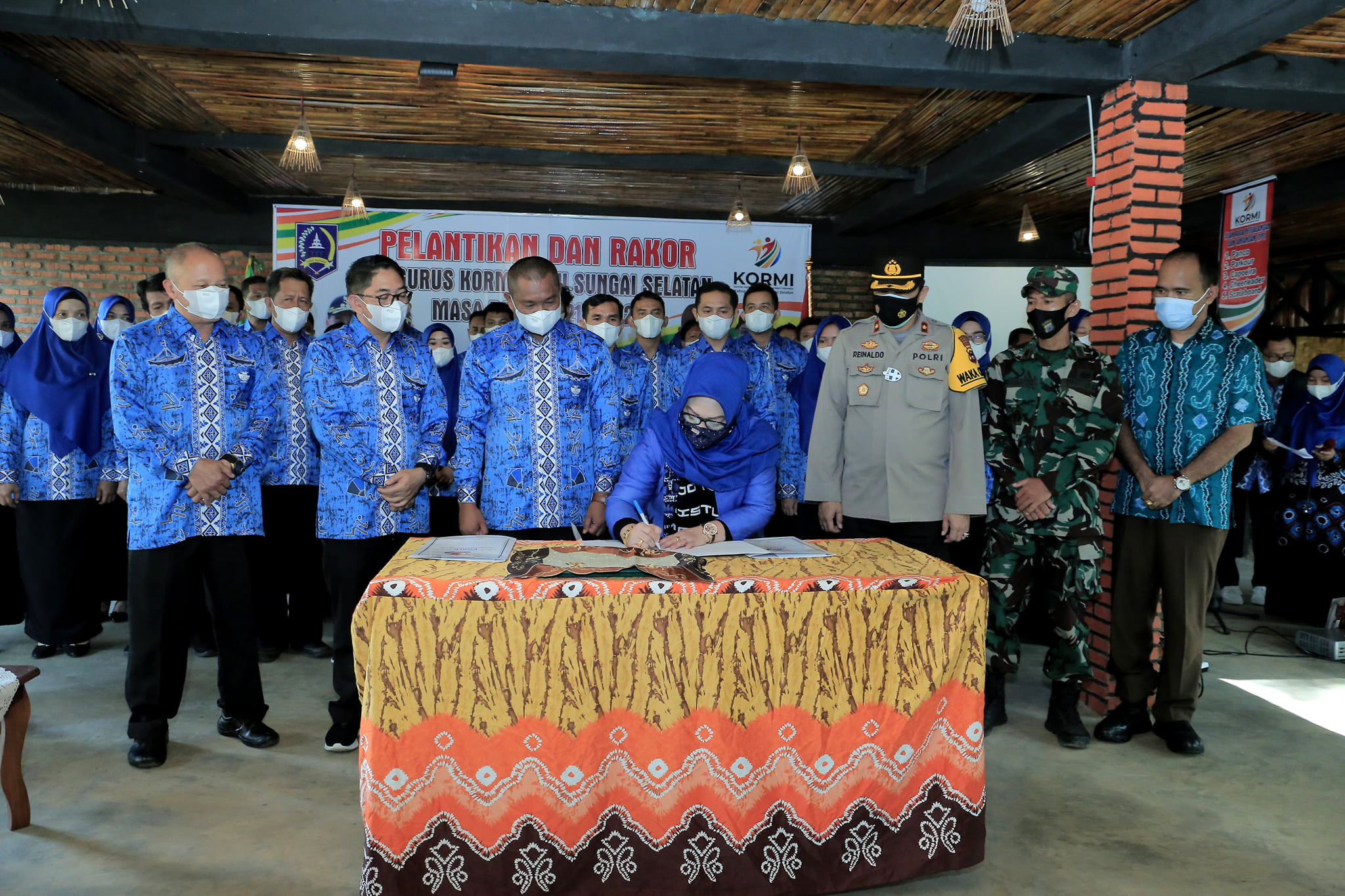 KOMITE OLAHRAGA REKREASI MASYARAKAT INDONESIA KABUPATEN HSS RESMI DILANTIK