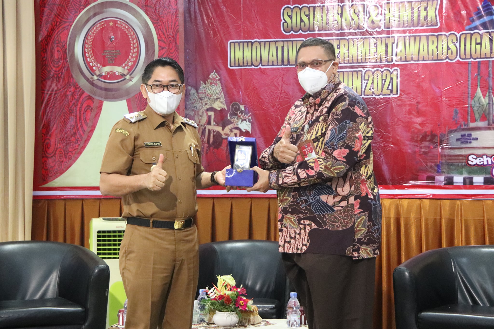 Kembangkan Inovasi Daerah, Wabup HSS Buka Asistensi Innovative Goverment Award (IGA)