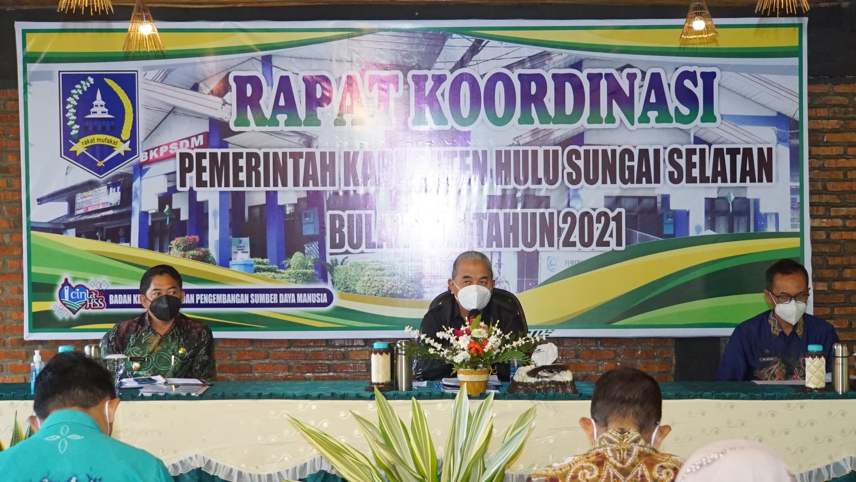 Pemerintah Kabupaten Hulu Sungai Selatan kembali laksanakan Rapat Koordinasi (Rakor) Bulanan Pemerintah Kabupaten HSS