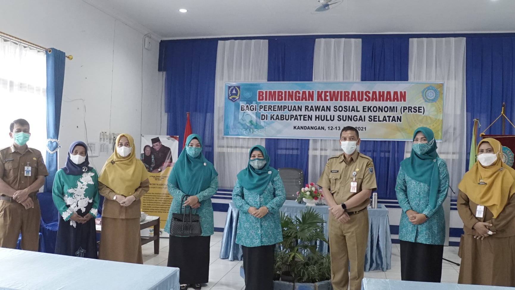 Tumbuhkan Jiwa Mandiri dan Kewirausahaan PRSE, Dinsos HSS Gandeng TP. PKK HSS Laksanakan Bimbingan