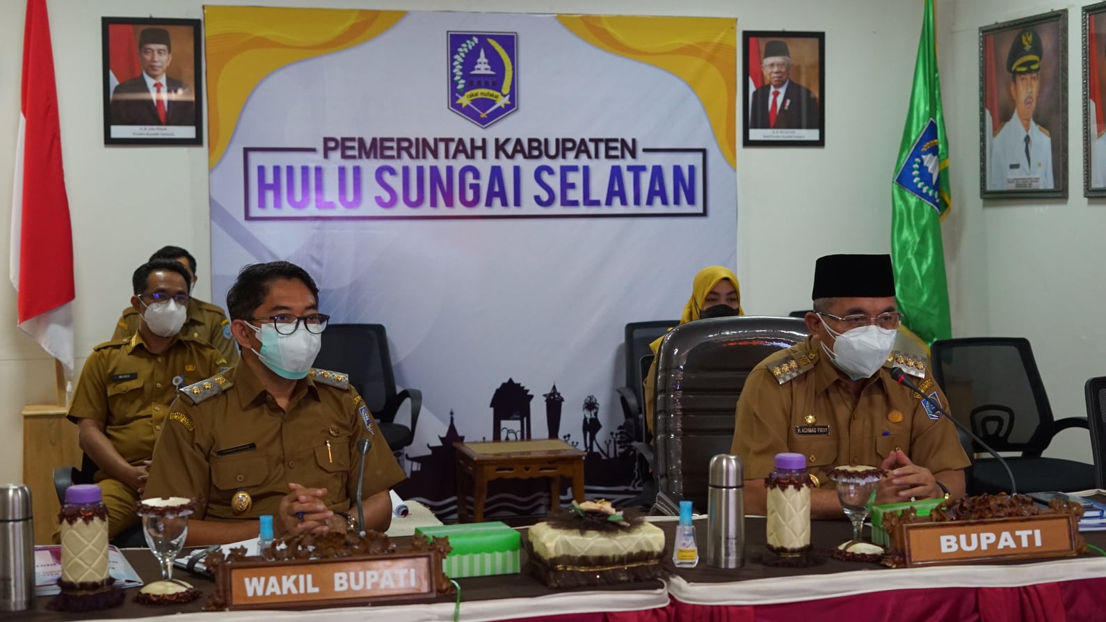 Pemerintah Kabupaten Hulu Sungai Selatan kembali laksanakan Rapat Koordinasi (Rakor) Bulanan Pemerintah Kabupaten HSS