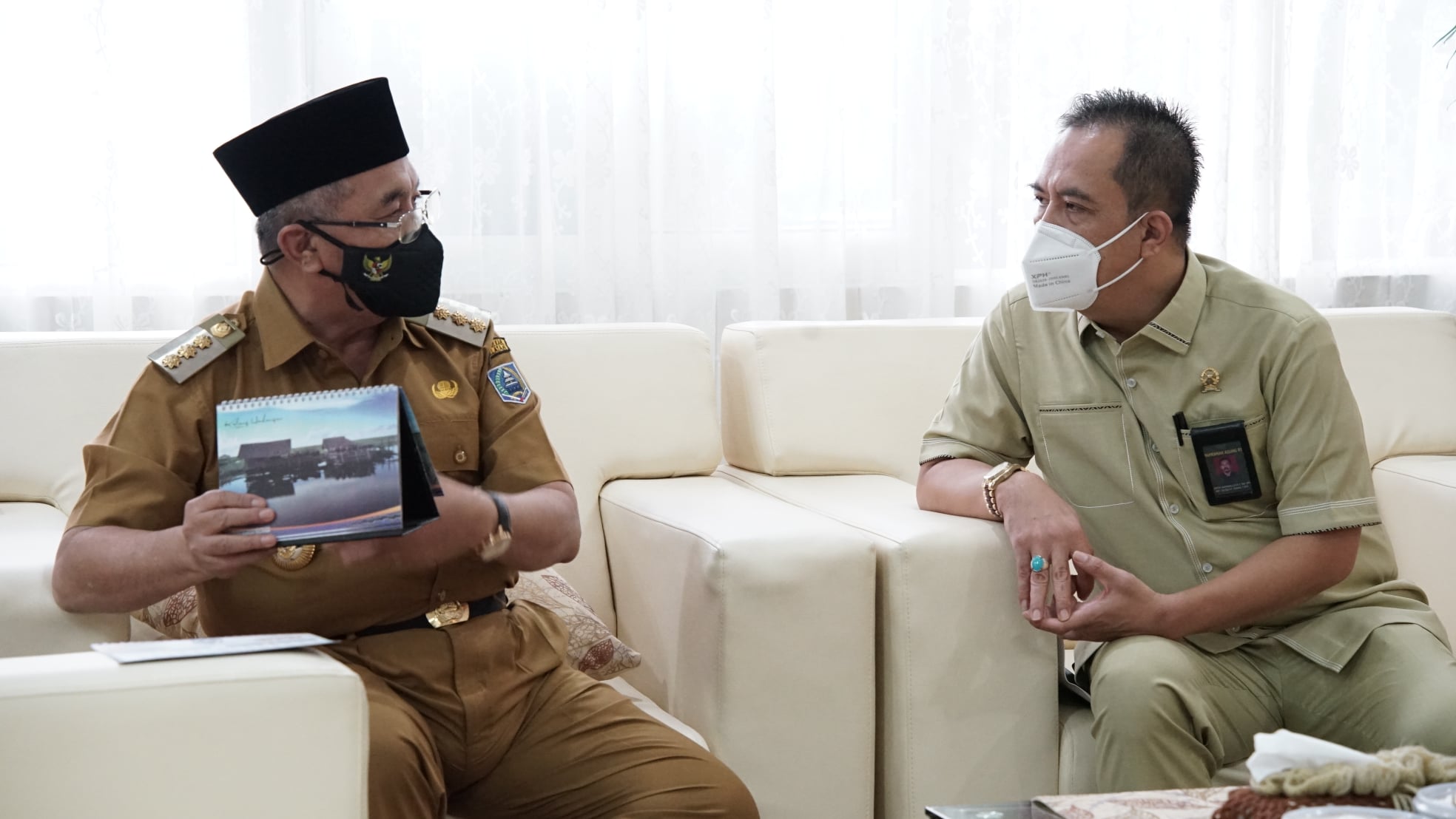 BUPATI HSS TERIMA KUNJUNGAN KEPALA PENGADILAN NEGERI KANDANGAN