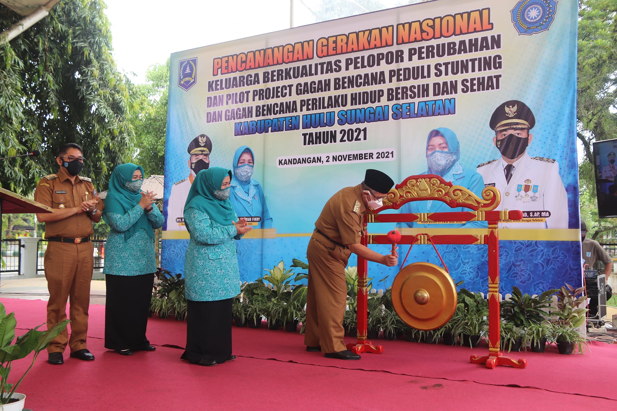 Bupati HSS Canangkan Gerakan Nasional Keluarga Berkualitas Pelopor Perubahan