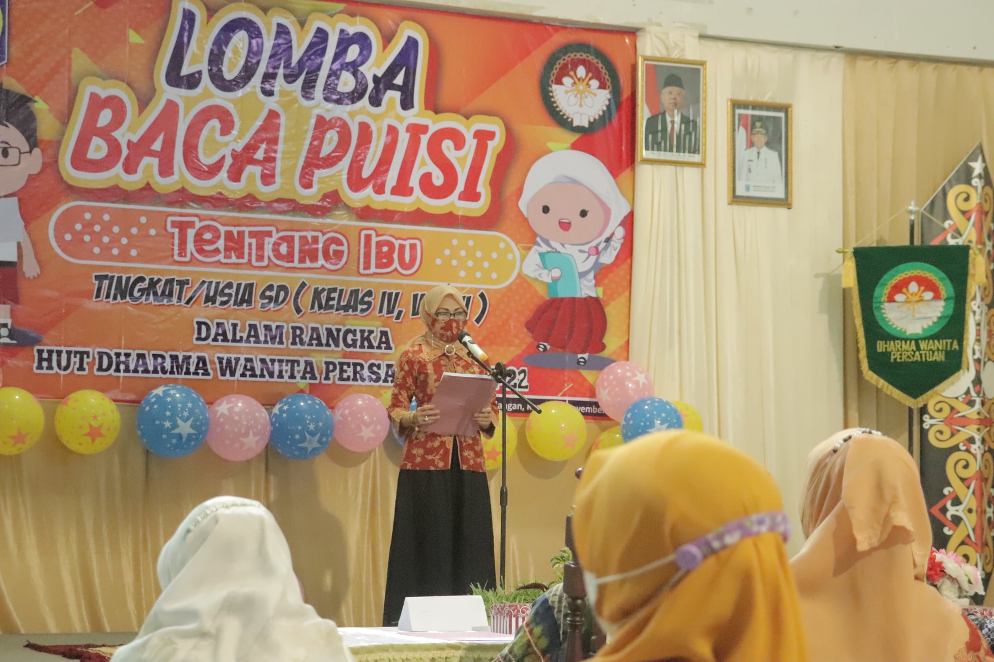 DWP KAB. HSS SELENGGARAKAN LOMBA BACA PUISI TINGKAT SEKOLAH DASAR