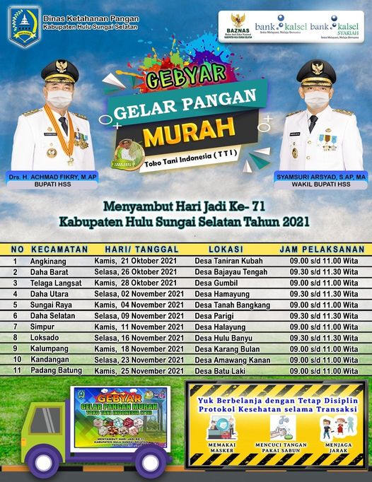 Gebyar Gelar Pangan Murah Toko Tani Indonesia (TTI)