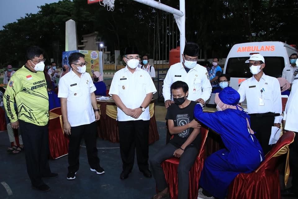 Gubernur Kalsel Berikan Aspirasi, Atas Capaian Vaksinasi Pemkab HSS