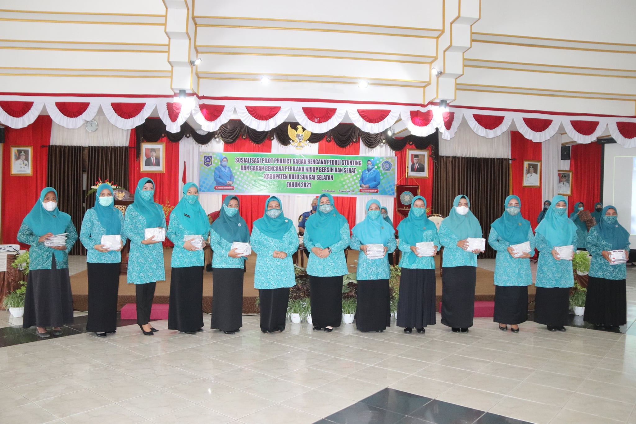 TP. PKK Kab. HSS melanjutkan giatnya untuk Sosialisasi Gerakan Nasional Keluarga Berkualitas Pelopor Perubahan Kab. HSS