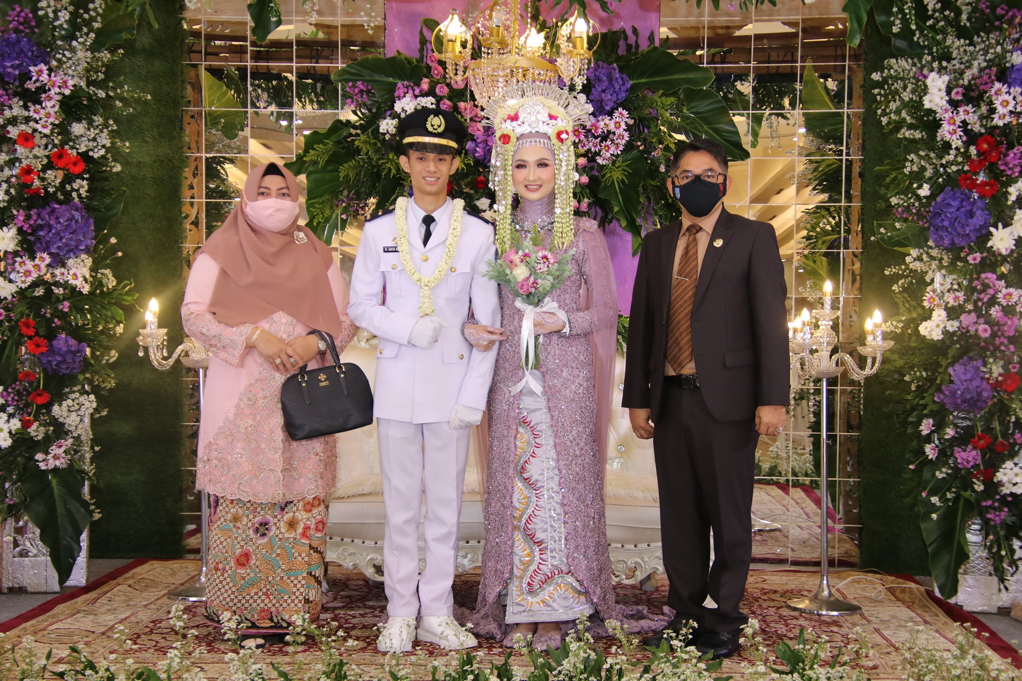 Wakil Bupati HSS Menjadi Inspektur Upacara Pernikahan Purna Praja Dharma Astha Brata