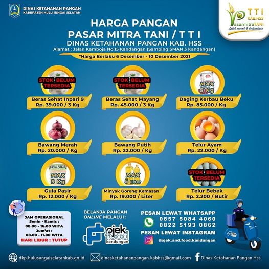Belanja Pangan Online dan Offline
