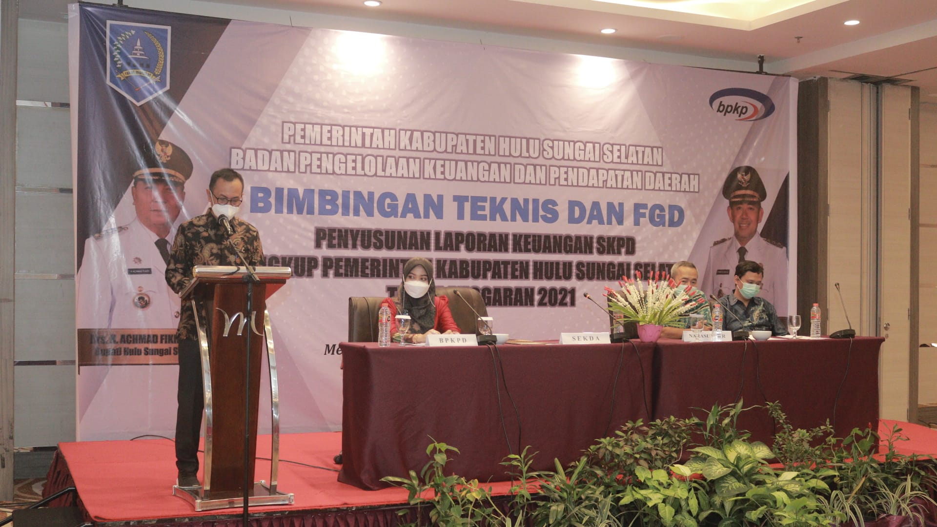 Bimtek dan FGD Penyusunan Laporan Keuangan SKPD Lingkup Pemerintahan Kab. HSS