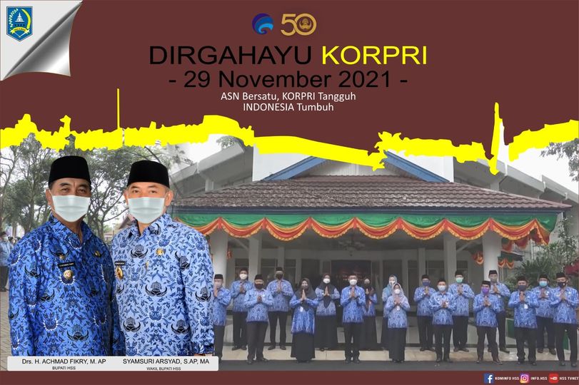 DIRGAHAYU KORPRI KE-50 ASN BERSATU, KORPRI TANGGUH, INDONESIA TUMBUH
