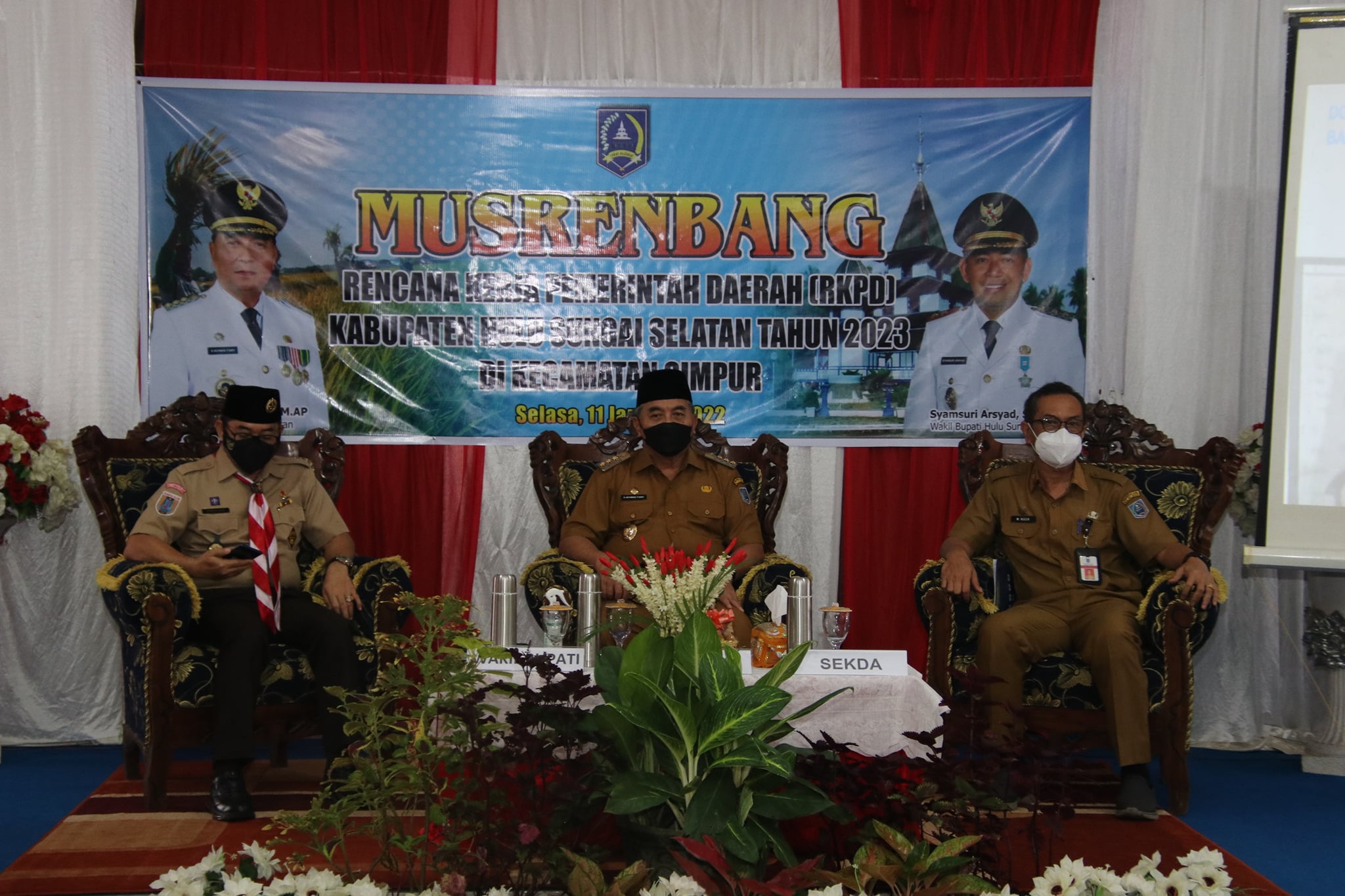 KECAMATAN SIMPUR MENJADI TITIK PERTAMA MUSRENBANG RKPD TAHUN 2023