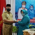 Bupati Hulu Sungai Selatan menerima kunjungan perwakilan Kabupaten Kabupaten Hulu Sungai Selatan untuk mengikuti Festival Anak Sholeh Tingkat Nasional di Palembang Provinsi Sumatera Selatan