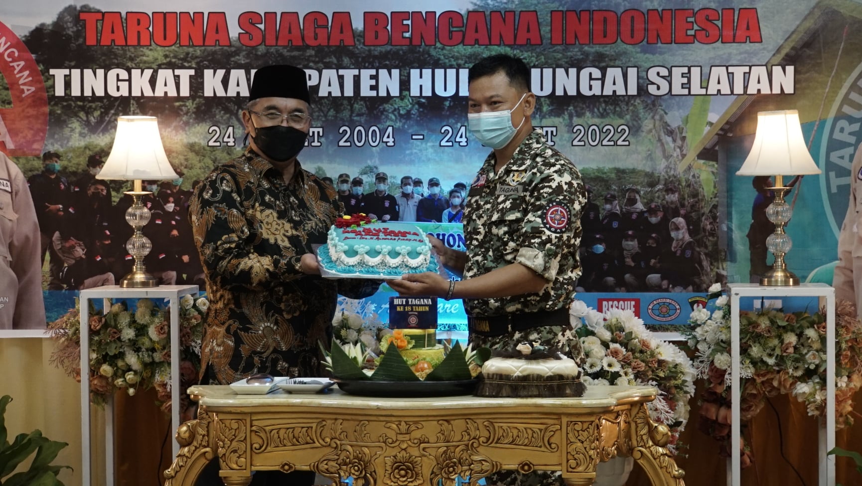 Pemkab Hulu Sungai Selatan memperingati Hari Ulang Tahun Taruna Siaga Bencana (Tagana) yang ke-18 tingkat Kab. HSS