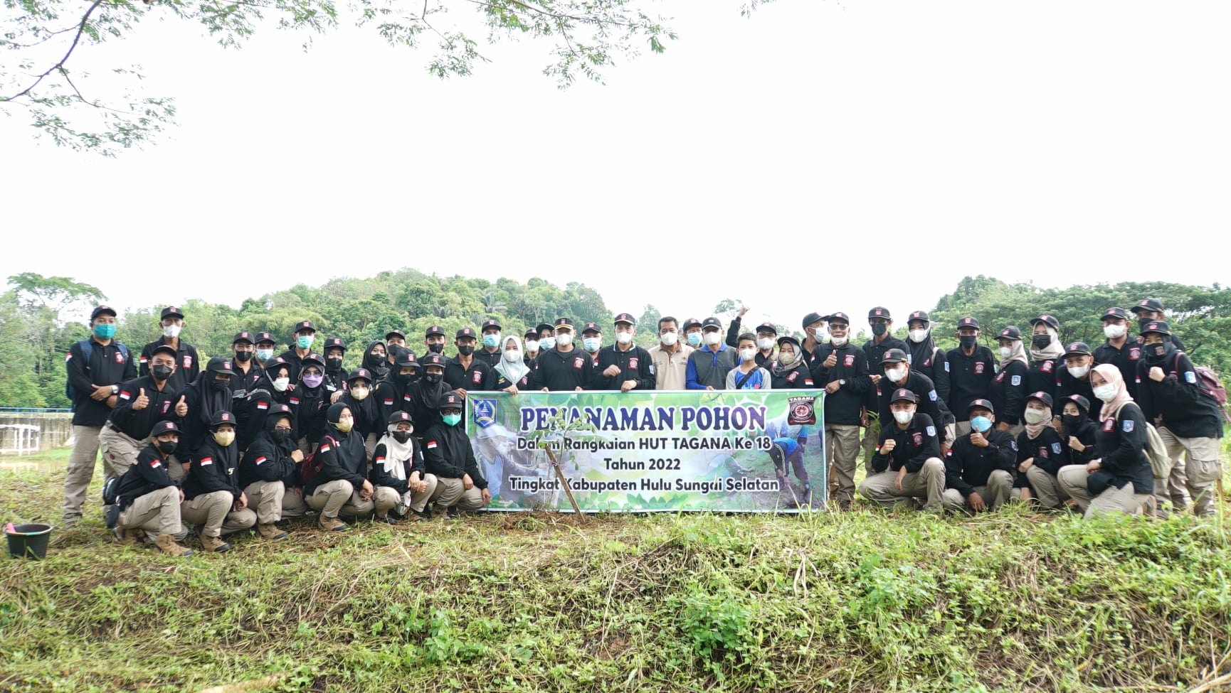 TAGANA KABUPATEN HSS SELENGGARAKAN RANGKAIAN KEGIATAN MENJELANG HARI ULANG TAHUN TAGANA KE-18