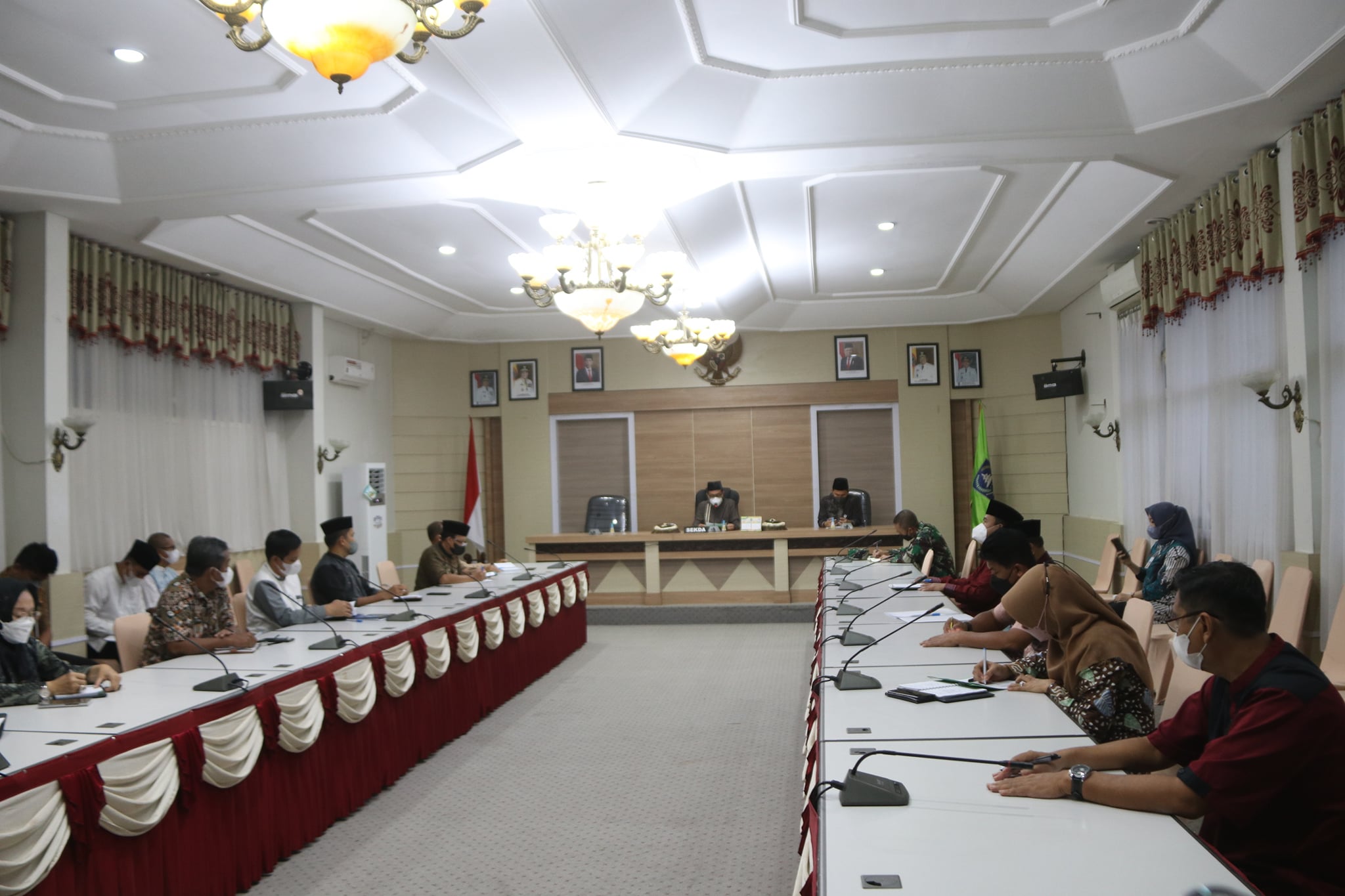 PEMKAB HSS GELAR RAPAT PERSIAPAN GEMA TAKBIR IDUL FITRI 1443 HIJRIAH