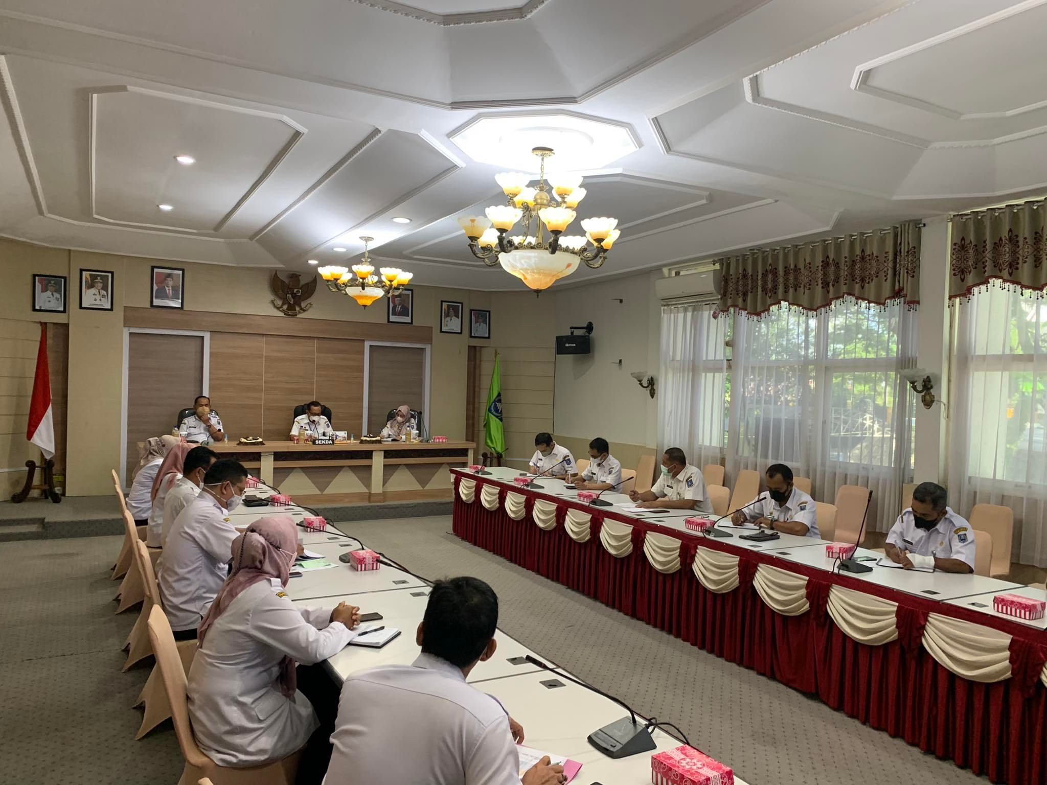 PEMKAB HSS MENGADAKAN RAPAT PERSIAPAN PERESMIAN MALL PELAYANAN PUBLIK KAB. HSS