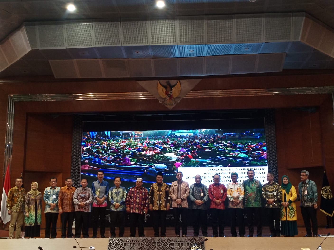 PROMO WISATA HSS, WAKIL BUPATI HADIRI AUDENSI GUBERNUR KALSEL DENGAN KEMENTERIAN PARIWISATA DAN EKONOMI KREATIF RI