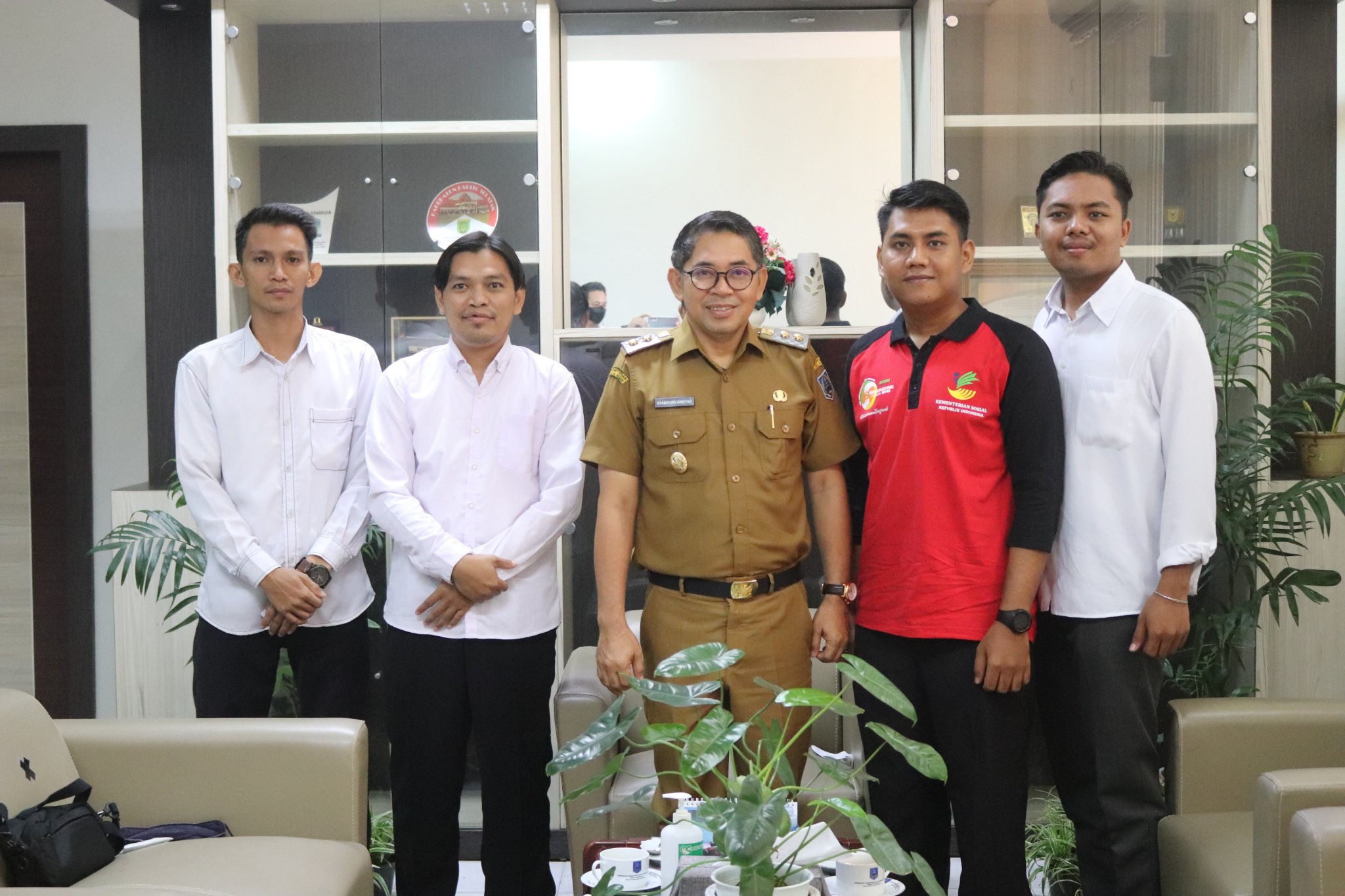 Wakil Bupati HSS Terima Tamu Grup Anak Muda Musisi se Daha Negara