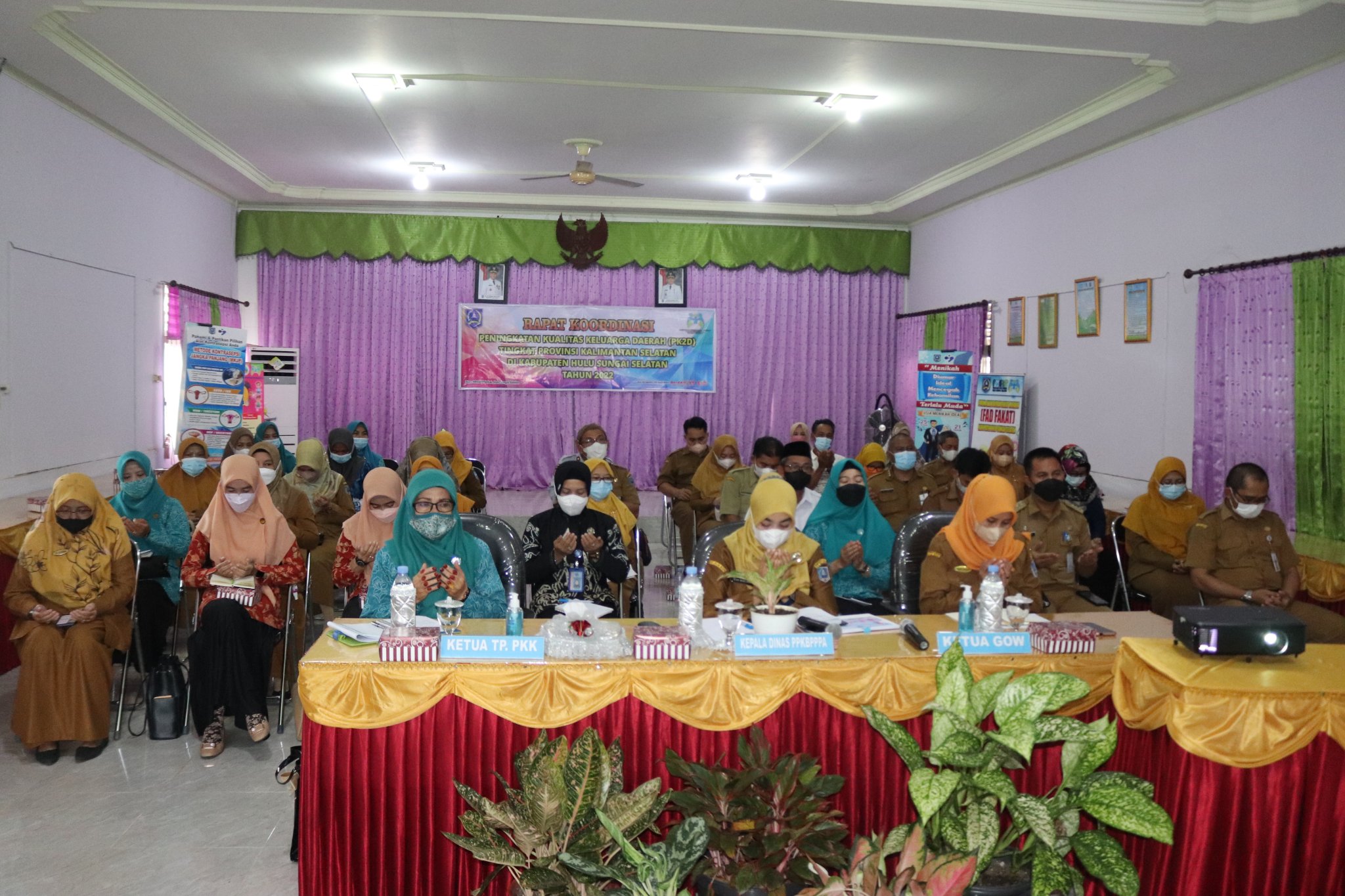 Rapat Koordinasi Peningkatan Kualitas Keluarga Daerah (PK2D) Tingkat Provinsi Kalimantan Selatan Tahun 2022