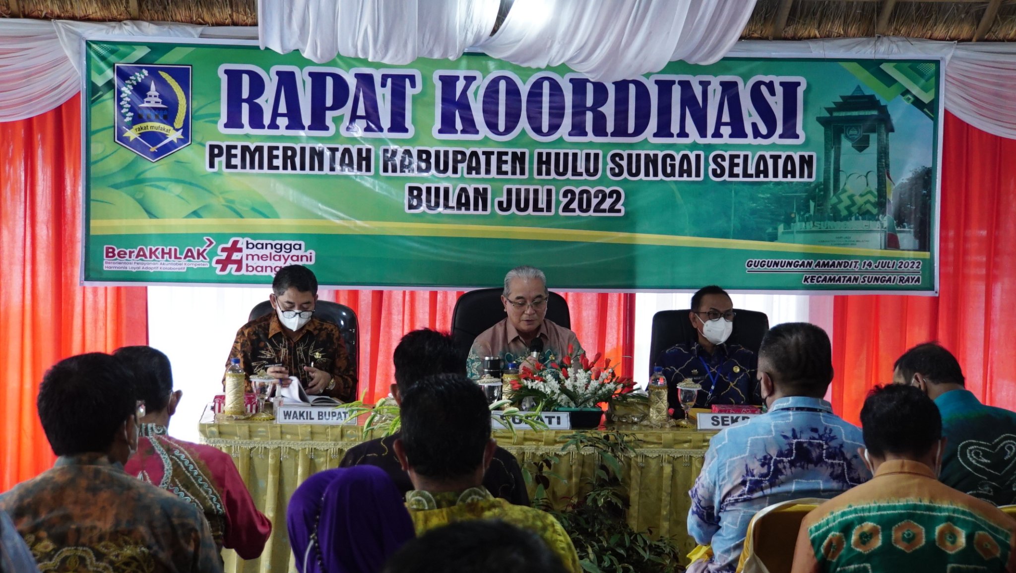 Rakor Bulanan Pemkab HSS