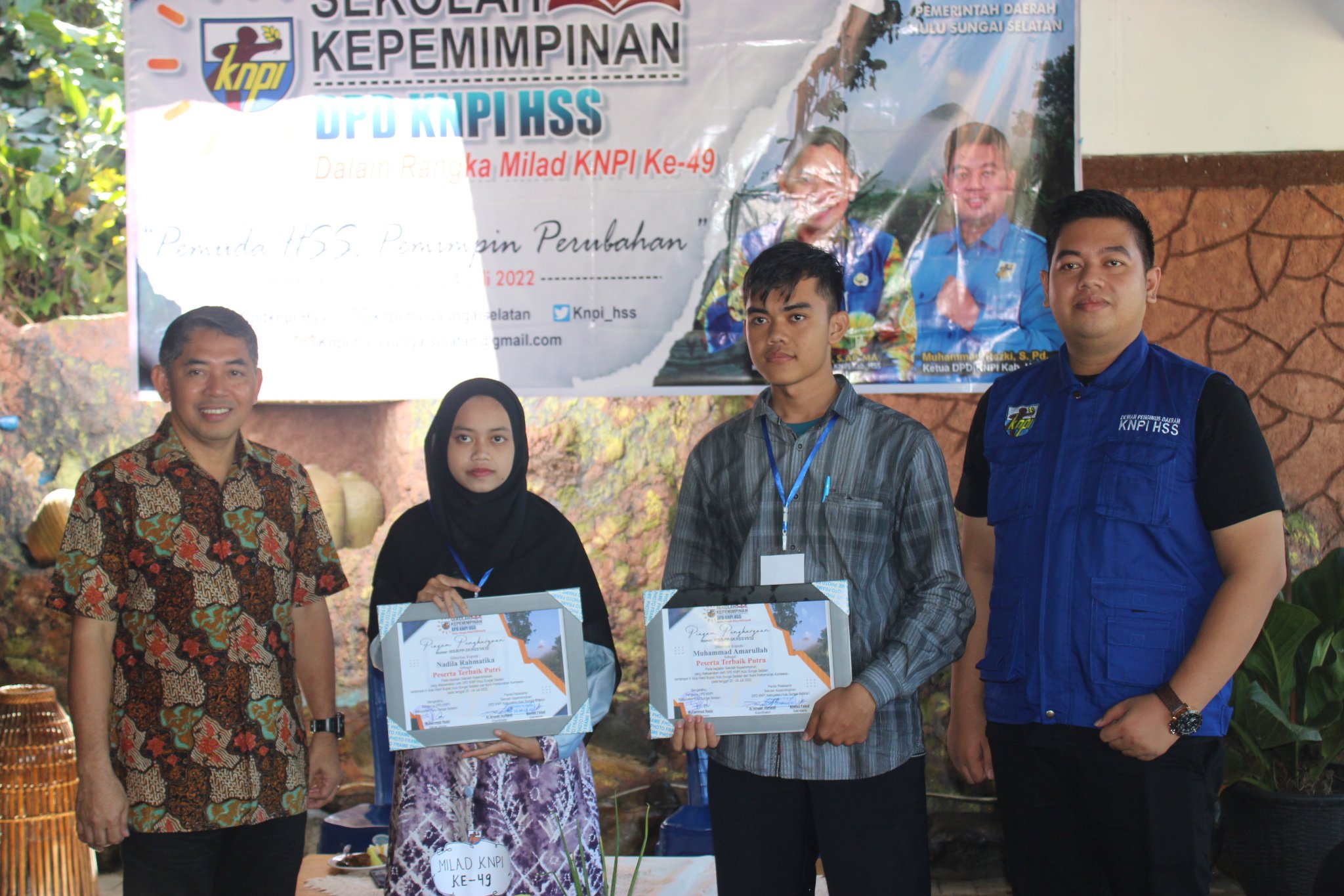 Tutup Pelatihan Sekolah Kepemimpinan DPD KNPI Kab HSS, Wabup HSS : Organisasi Itu Dapat Dikatakan Eksis Apabila Kehadirannya Dapat Dirasakan