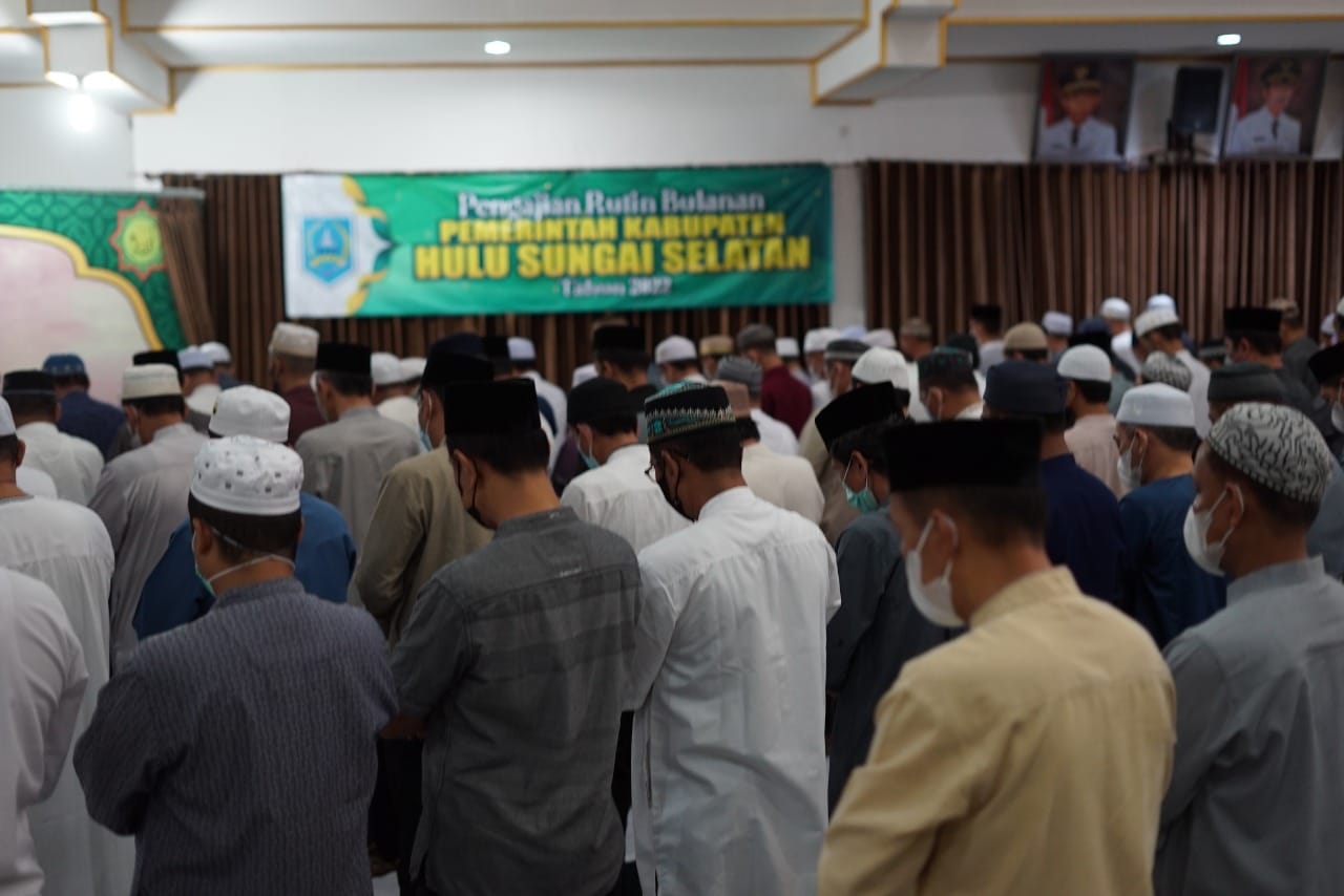 PENGAJIAN RUTIN BULANAN PEMKAB HSS