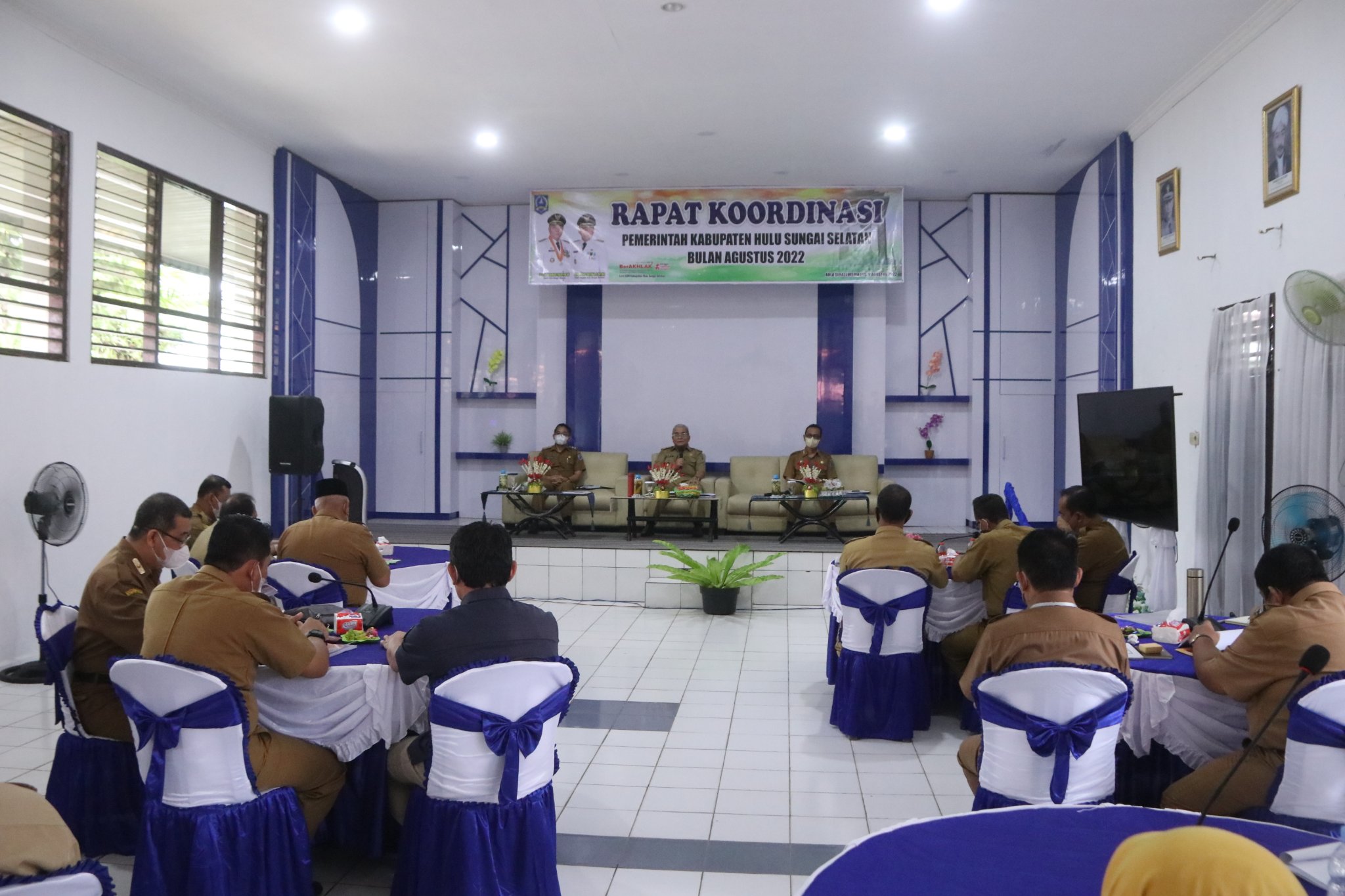 PEMKAB HSS KEMBALI LAKSANAKAN RAPAT KOORDINASI