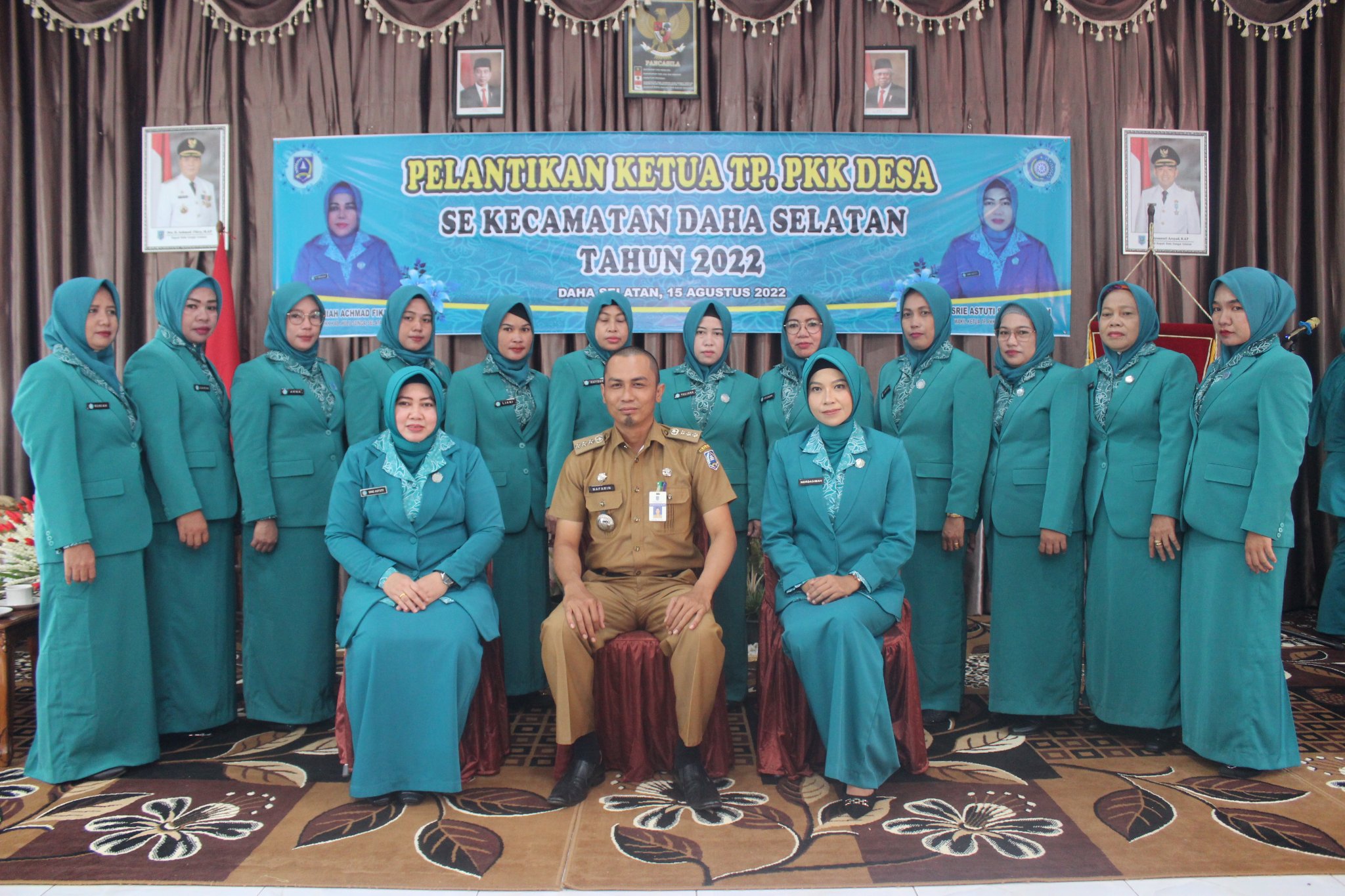 Pelantikan Ketua TP. PKK Desa Kecamatan Daha Selatan Tahun 2022