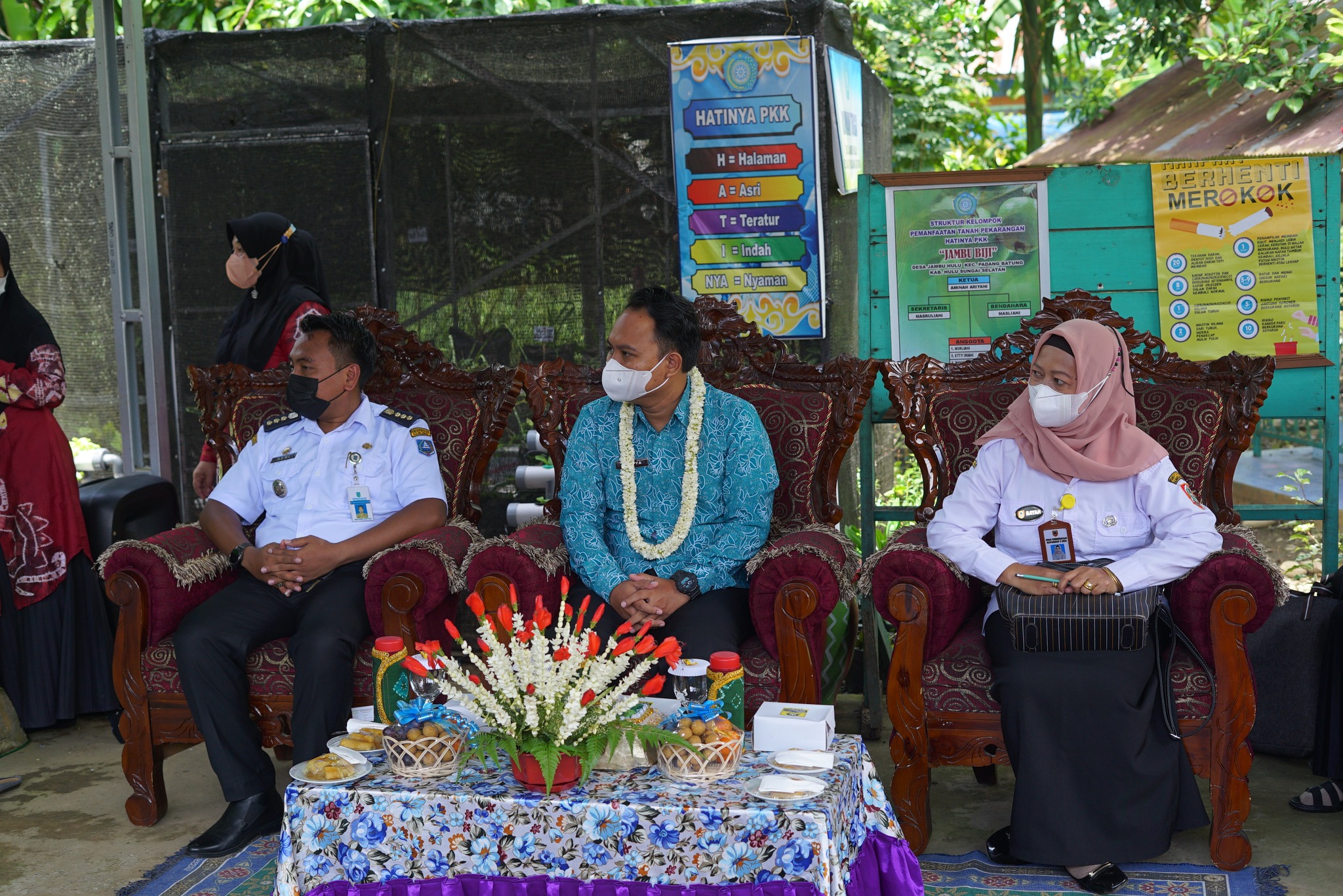 Verifikasi Lapangan Lomba Lingkungan Bersih dan Sehat di Desa Jambu Hulu