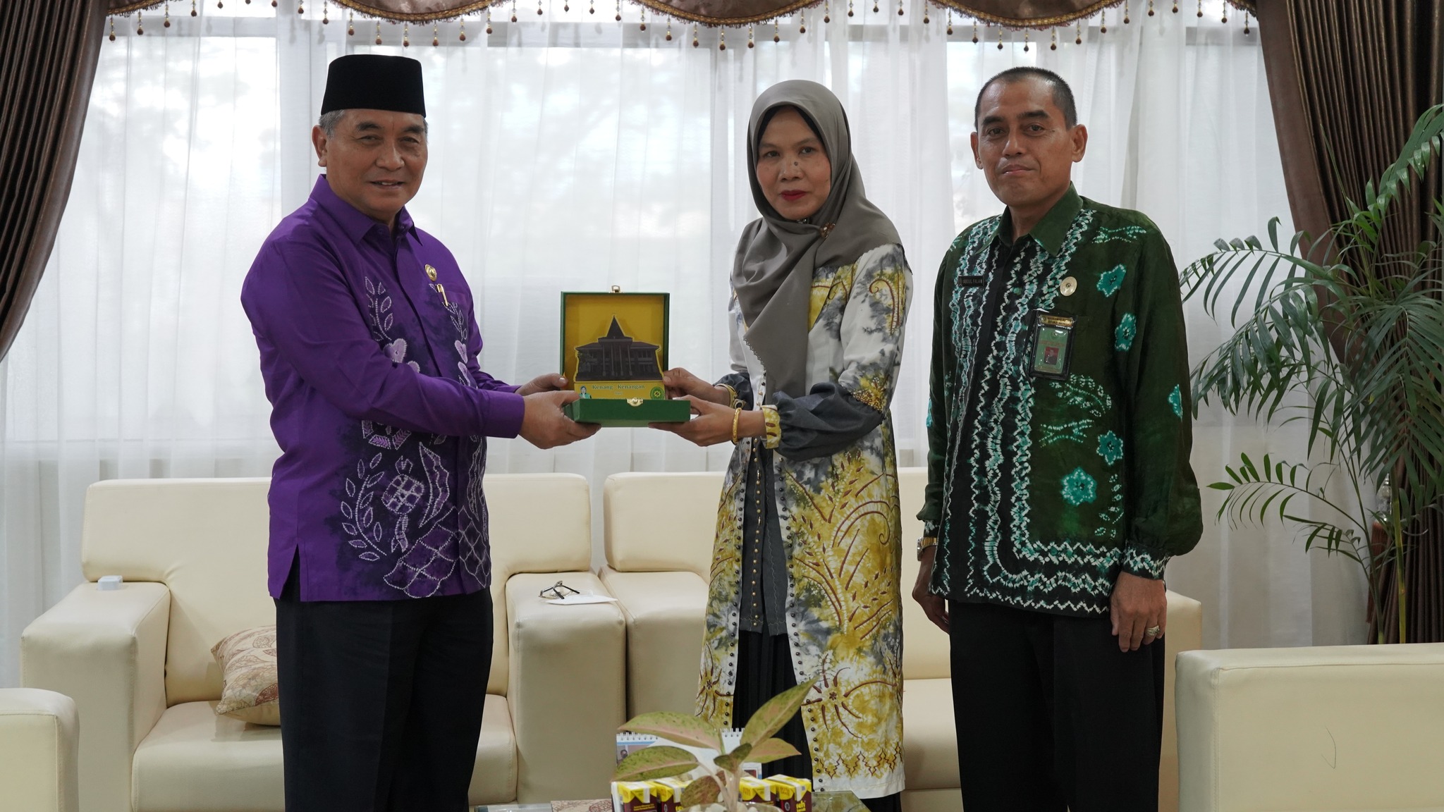 Ketua PA Kandangan Pamitan Kepada Bupati