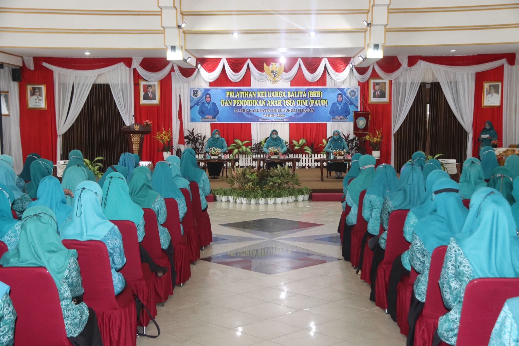 TP. PKK Kab. HSS Gelar Pelatihan Keluarga Balita (BKB) dan Pendidikan Anak Usia Dini (PAUD)
