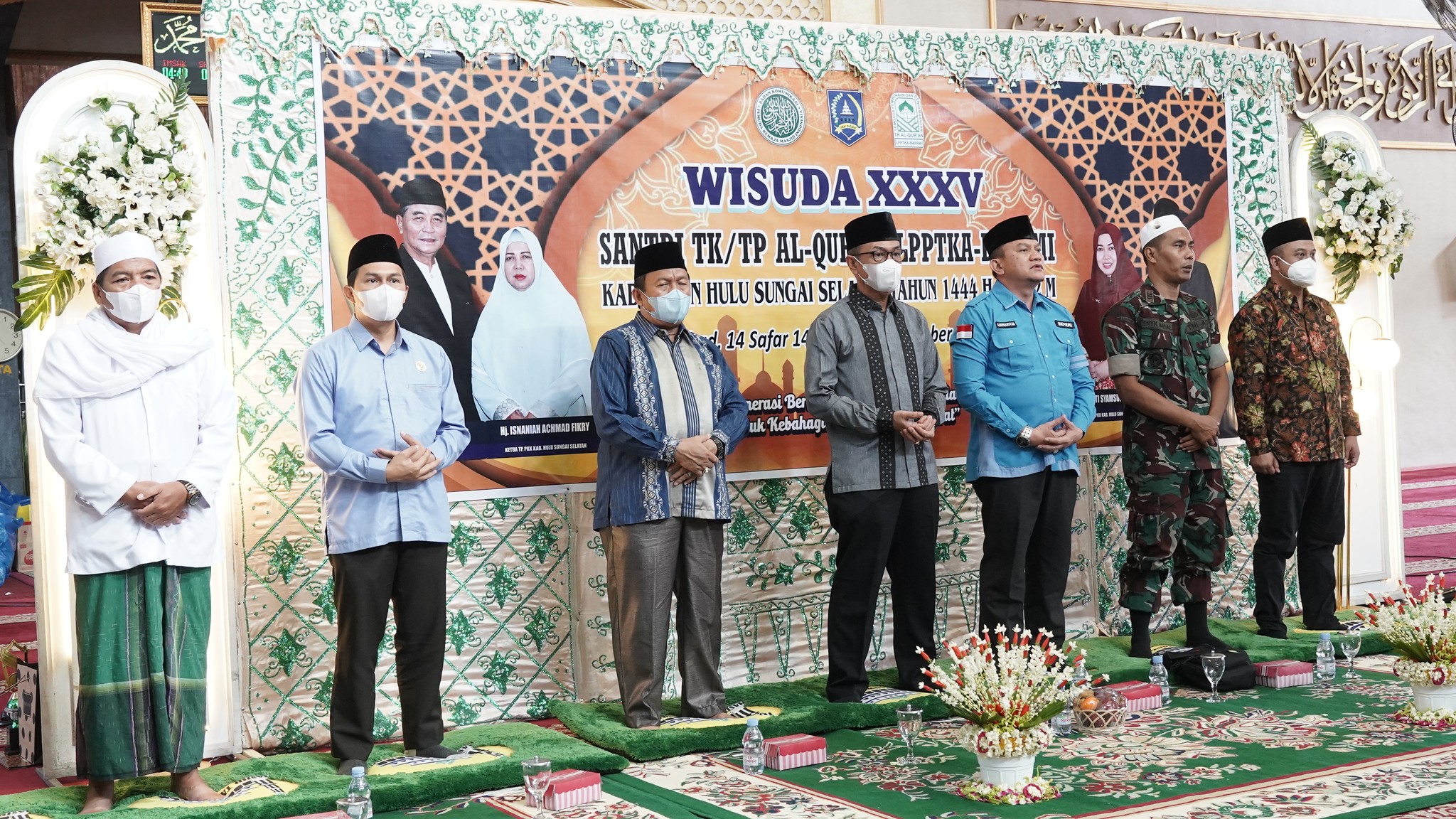 Sekda HSS Menghadiri Wisuda Santi/Santriwati TKA/TPA LPPTKA BKPRMI Kab. HSS Tahun 2022
