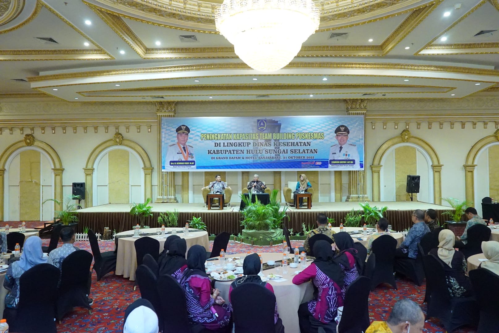 “TINGKATKAN KAPASITAS DAN KEMAJUAN PUSKESMAS, PEMKAB HSS ADAKAN TEAM BUILDING “