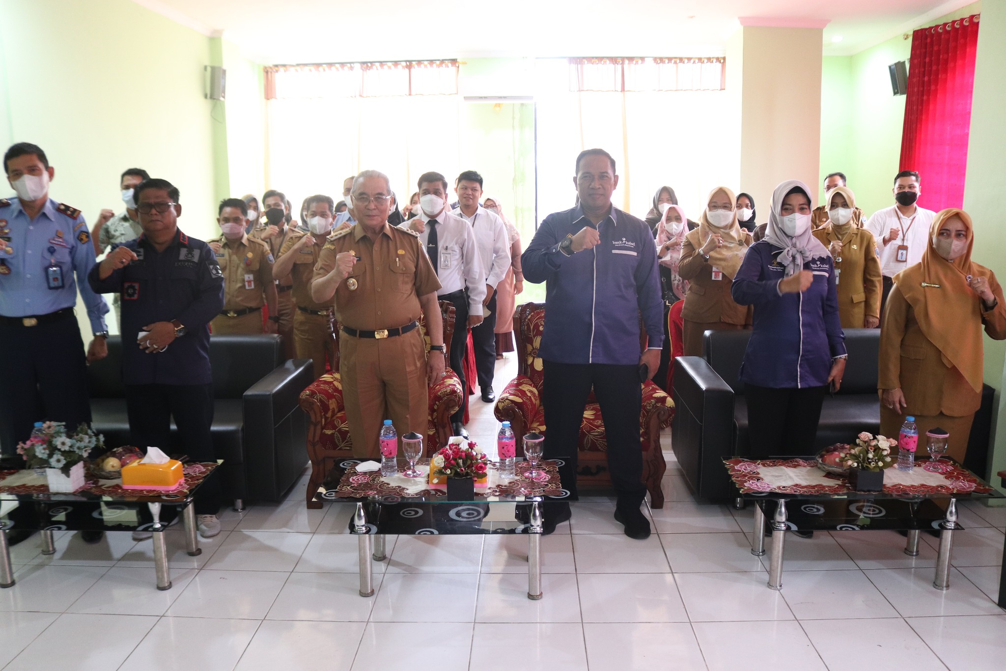 BUPATI HSS BUKA PERESMIAN COUNTER LAYANAN DAN PENDAMPINGAN PERMOHONAN KEKAYAAN INTELEKTUAL PADA MALL PELAYANAN PUBLIK