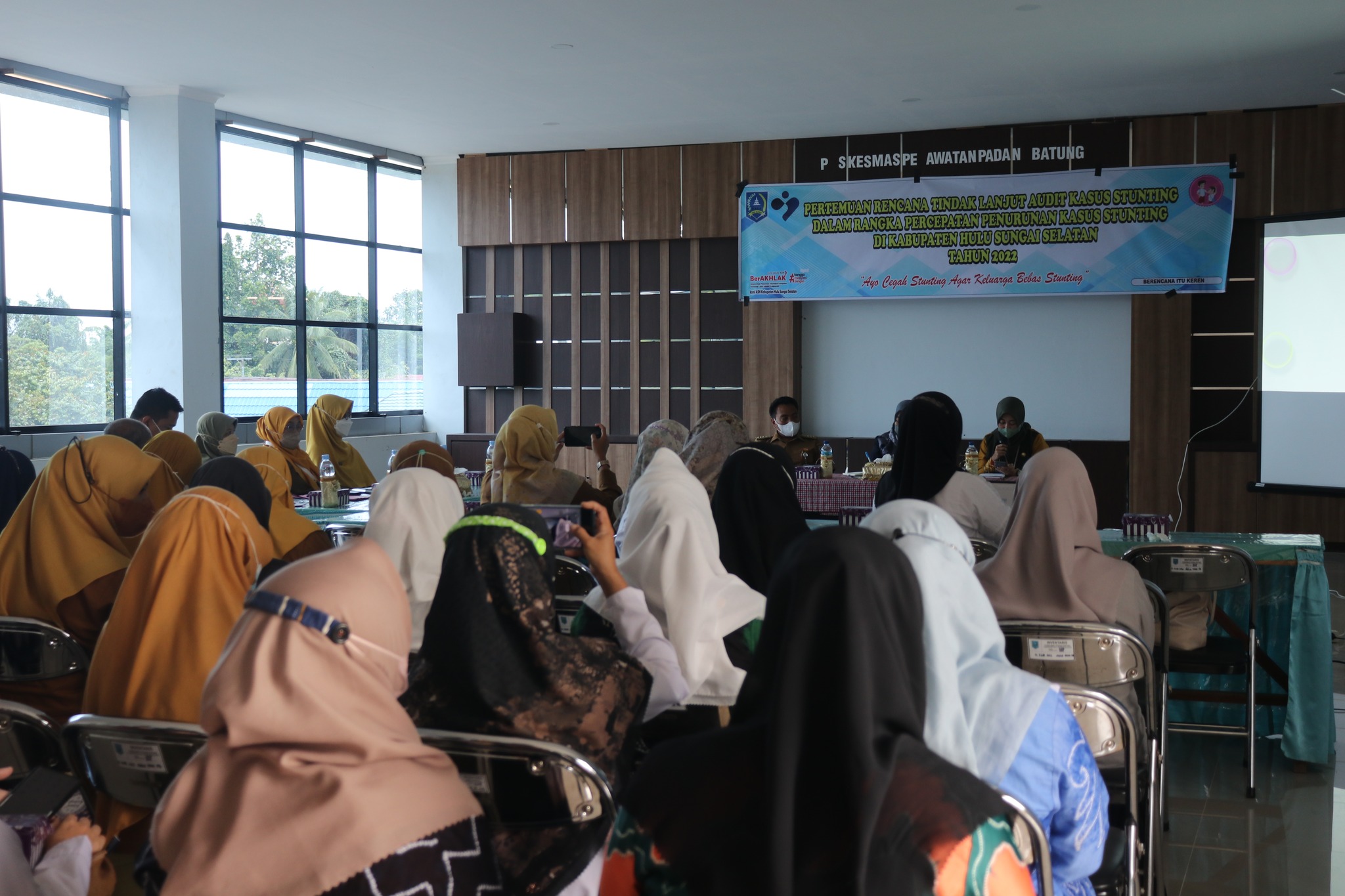 Pemkab HSS Melaksanakan Pertemuan Rencana Tindak Lanjut Audit Kasus Stunting Dalam Rangka Percepatan Penurunan Kasus Stunting Di Kab. HSS