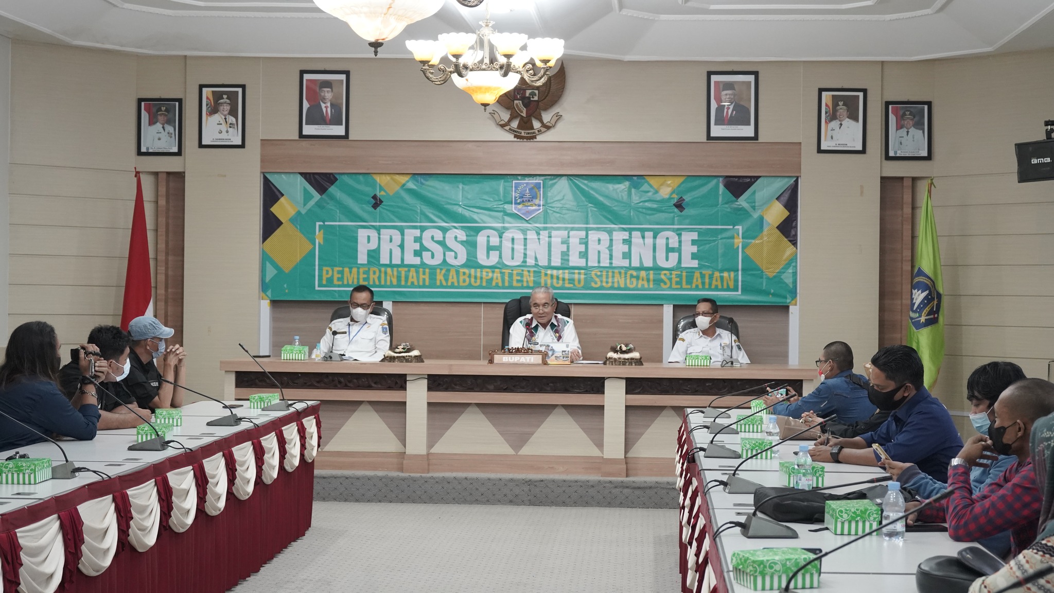 PRESS CONFERENCE RENCANA RANGKAIAN KEGIATAN HARI JADI HSS