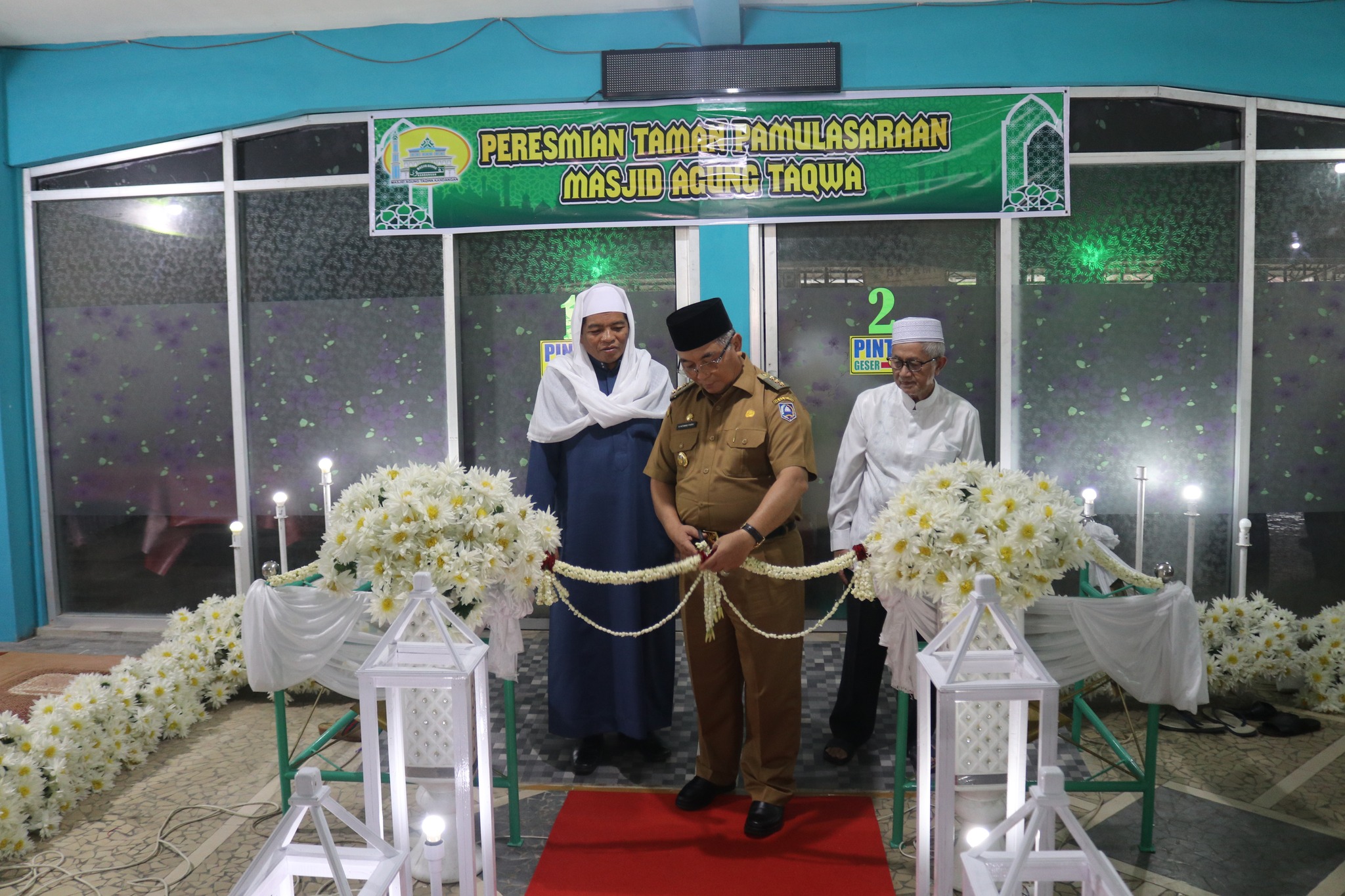 Bupati HSS Resmikan Tempat Pemulasaran Jenazah di Masjid Agung Taqwa Kandangan