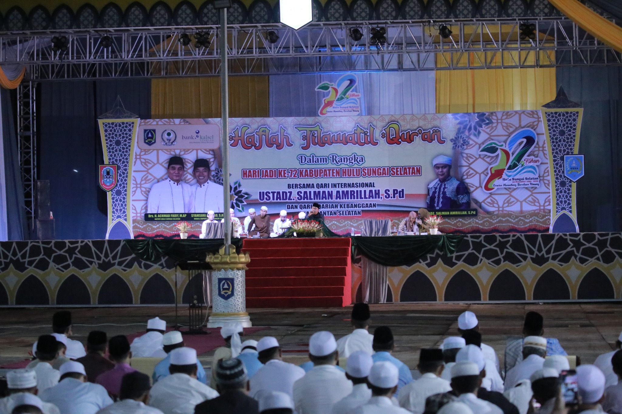HAFLAH TILAWATIL QUR’AN MENGGEMA DI BUMI RAKAT MUFAKAT DALAM RANGKA HARI JADI KABUPATEN HSS KE 72 TAHUN