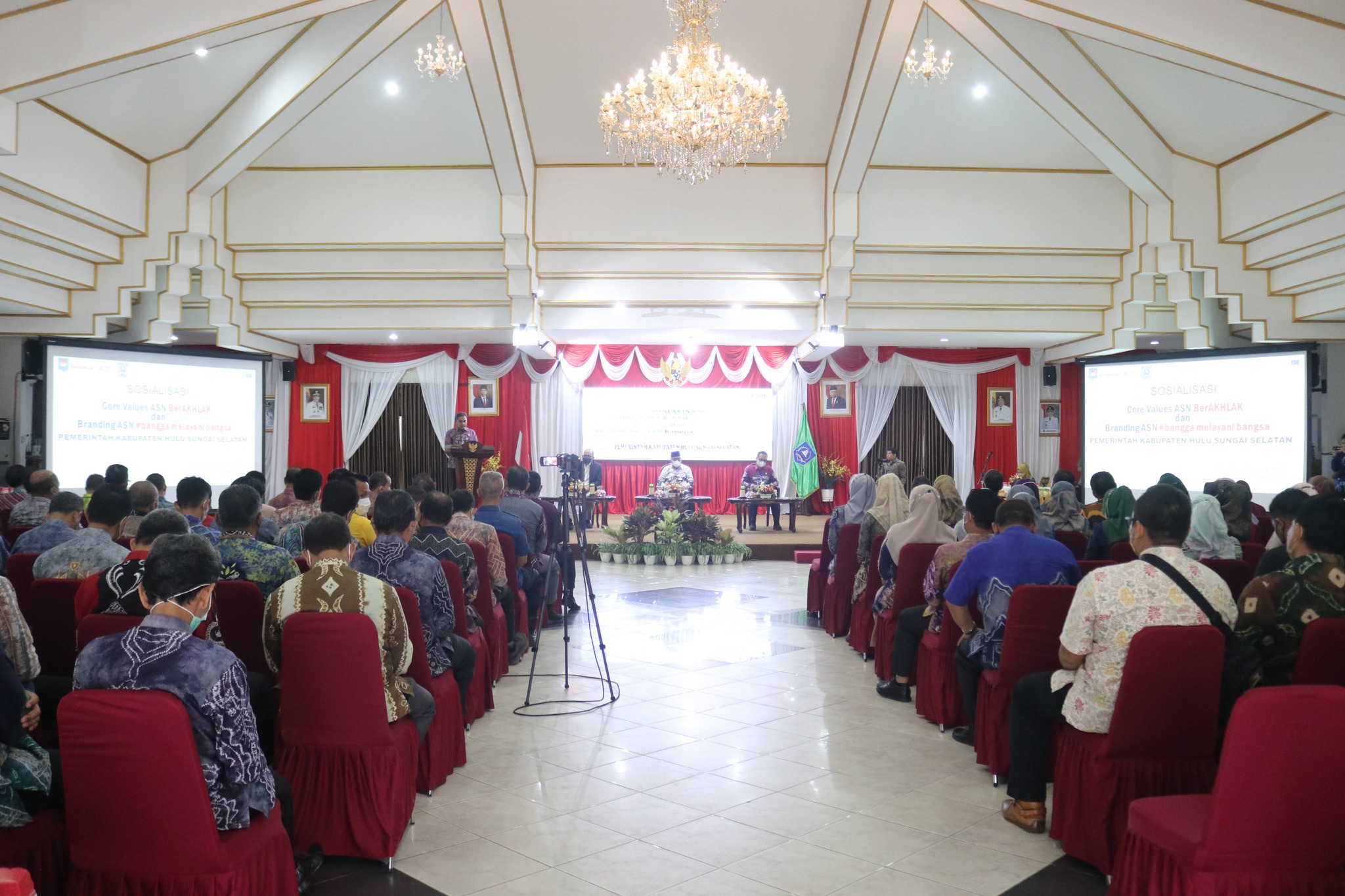 Sosialisasi Core Values ASN BerAKHLAK dan Branding ASN Pemkab HSS
