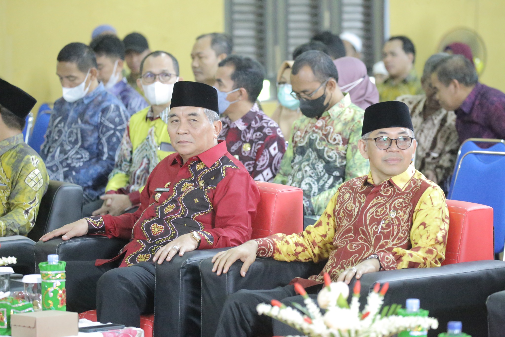 BUPATI HSS BERSAMA WAKIL BUPATI HSS HADIRI KEMERIAHAN HARI JADI KECAMATAN SIMPUR KE-72