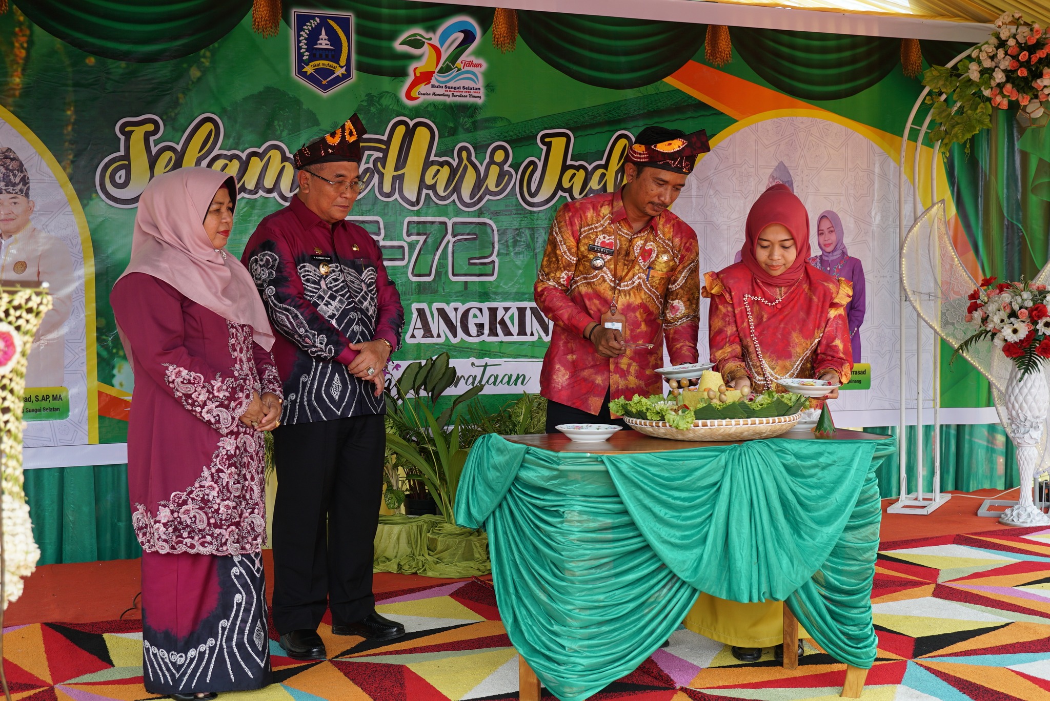 PUNCAK HARI JADI KECAMATAN ANGKINANG KE 72 TAHUN HADIRKAN MENU KULINER SERBA SINGKONG (GUMBILI)
