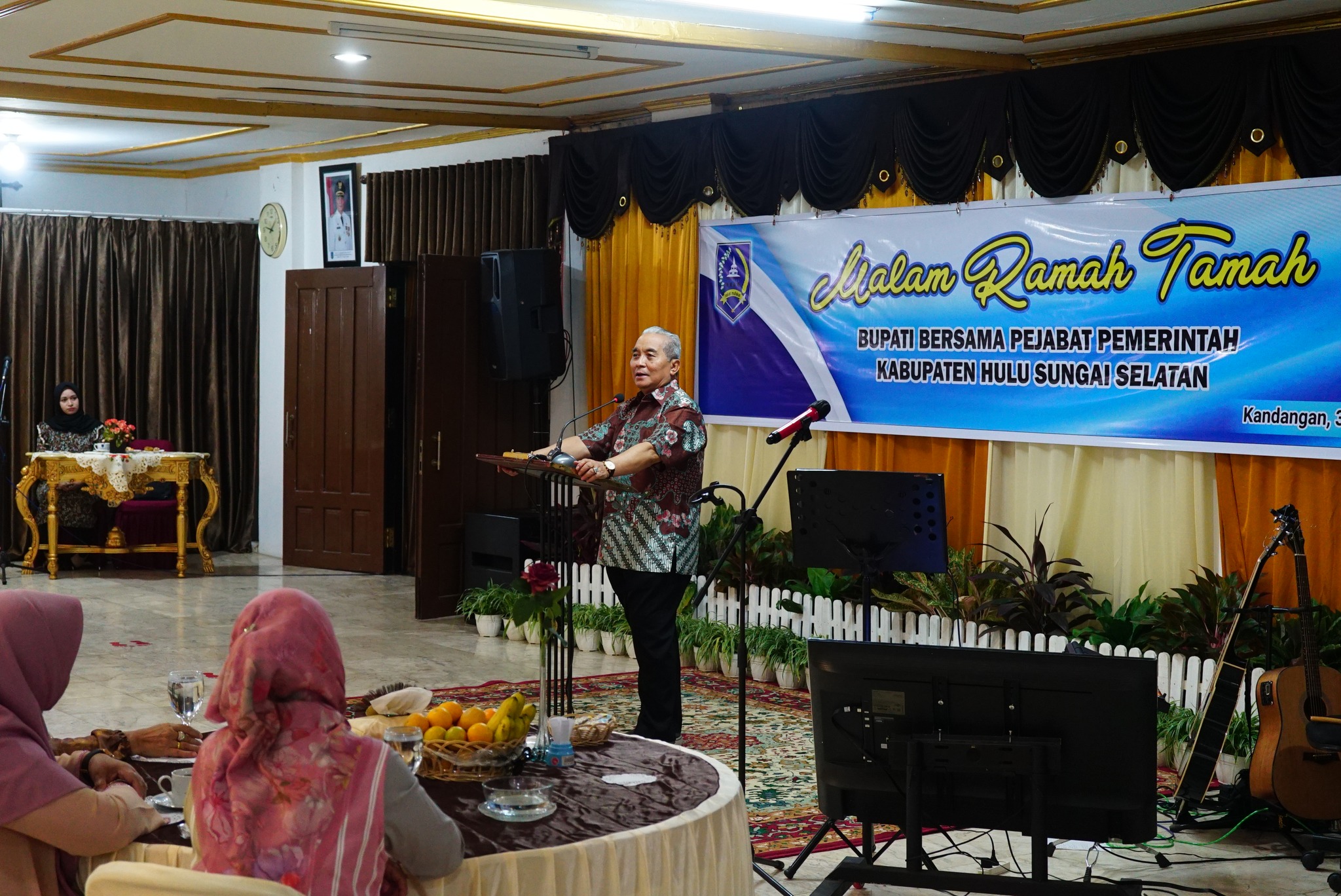 MALAM RAMAH TAMAH BUPATI HSS BERSAMA PEJABAT PEMKAB HSS