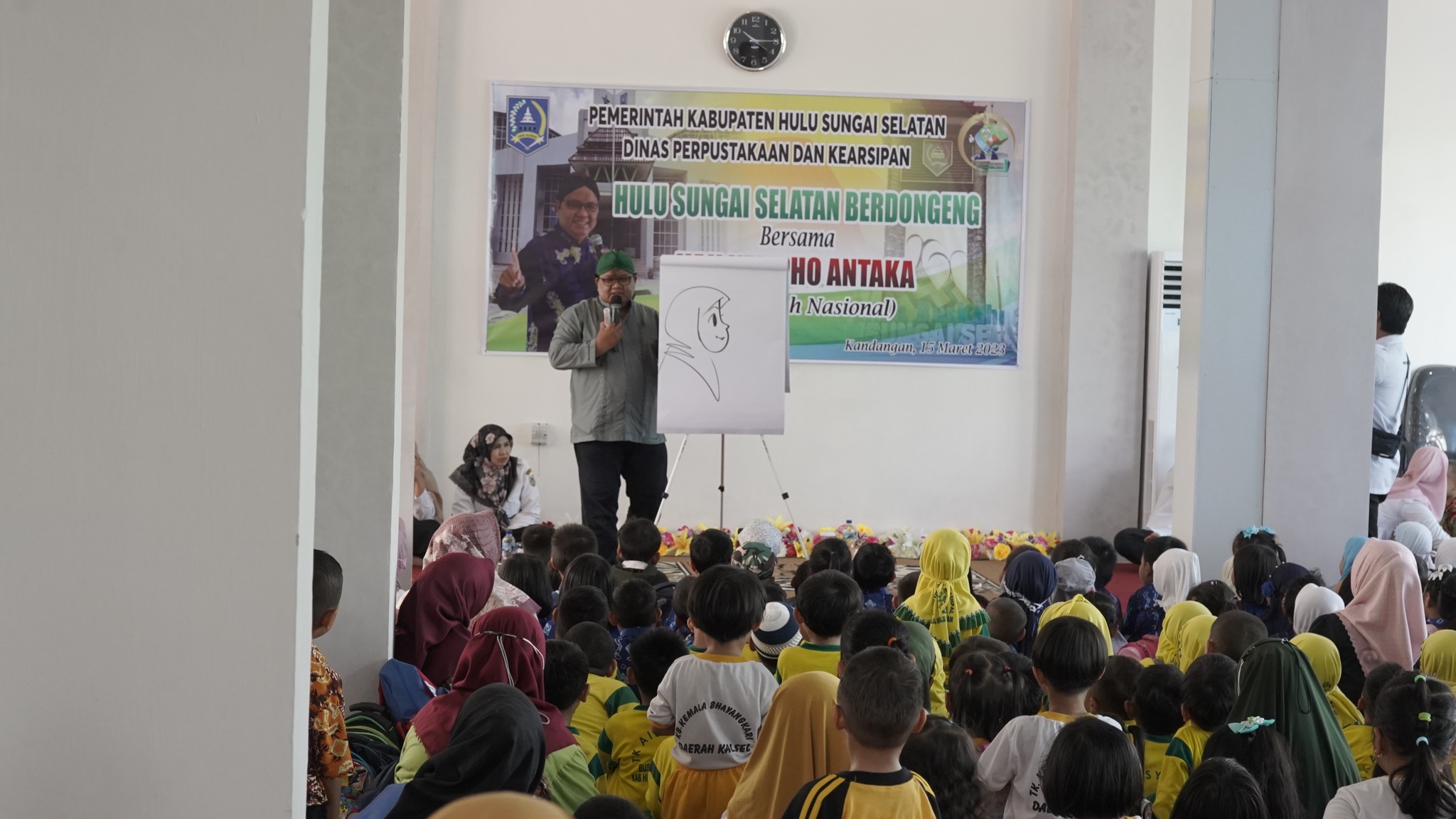 HULU SUNGAI SELATAN BERDONGENG BERSAMA PENDONGENG NASIONAL, KAK KEMPO ANTAKA