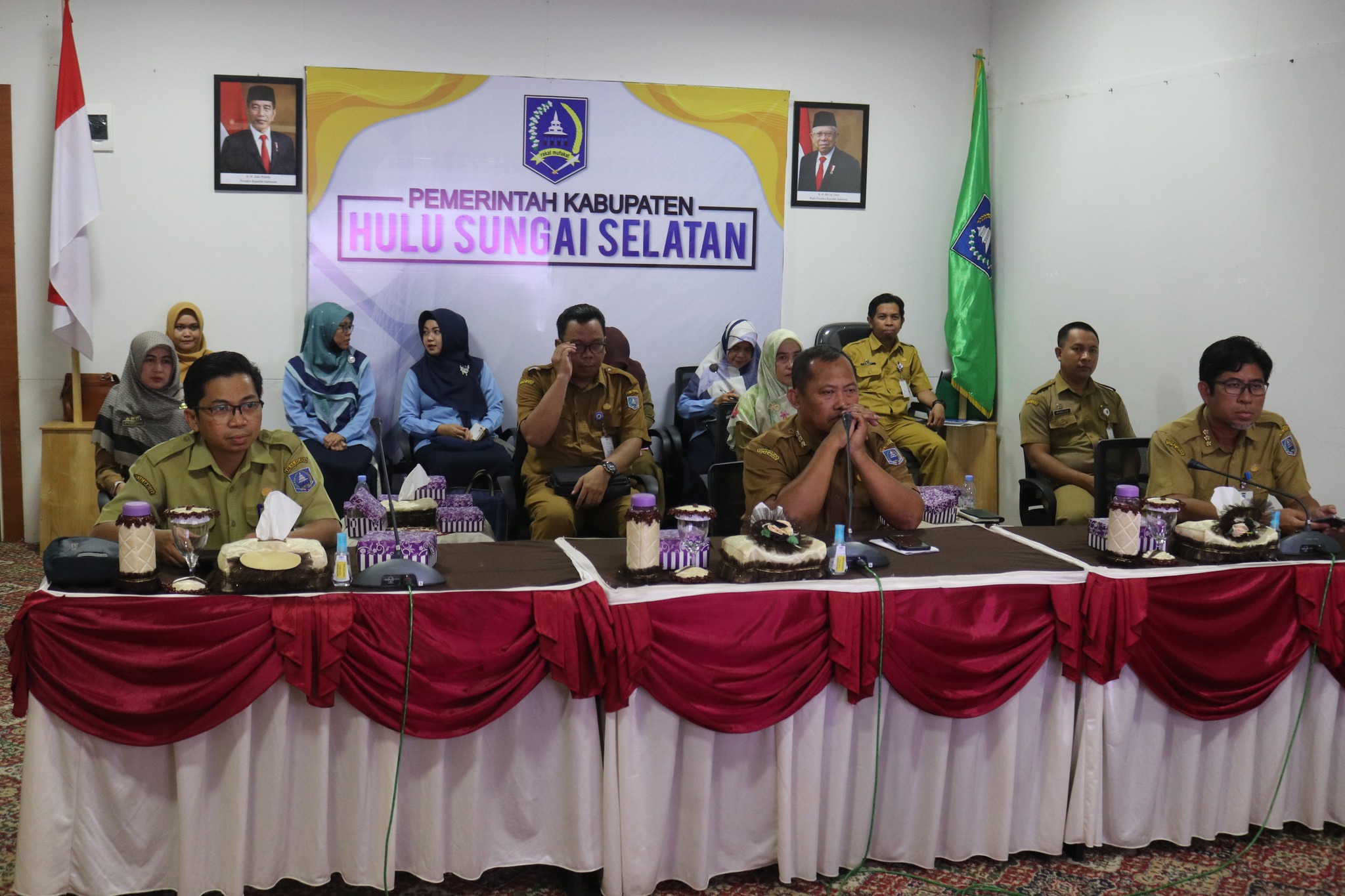 PEMKAB HSS IKUTI RAKOR PROGRAM PEMBERANTASAN KORUPSI PEMERINTAH DAERAH