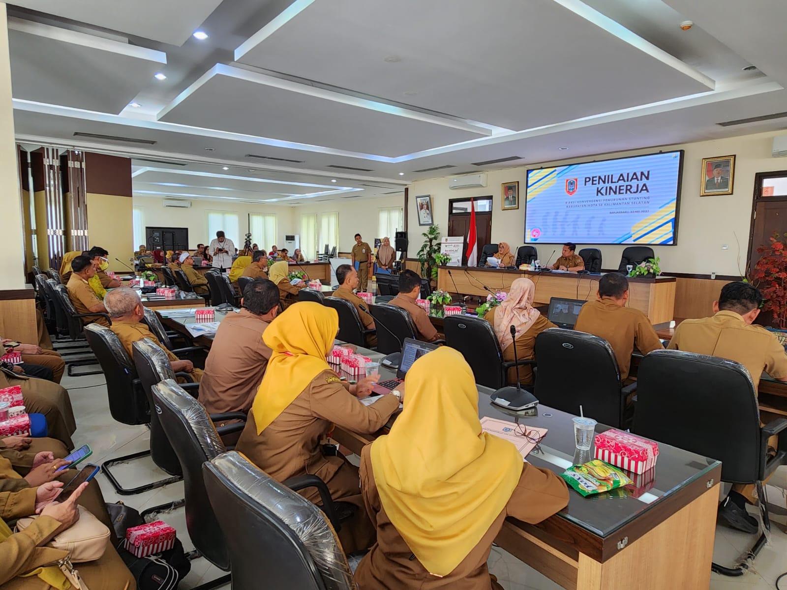 KOMITMEN BERSAMA ATASI STUNTING, HSS IKUTI PENILAIAN TINGKAT PROVINSI