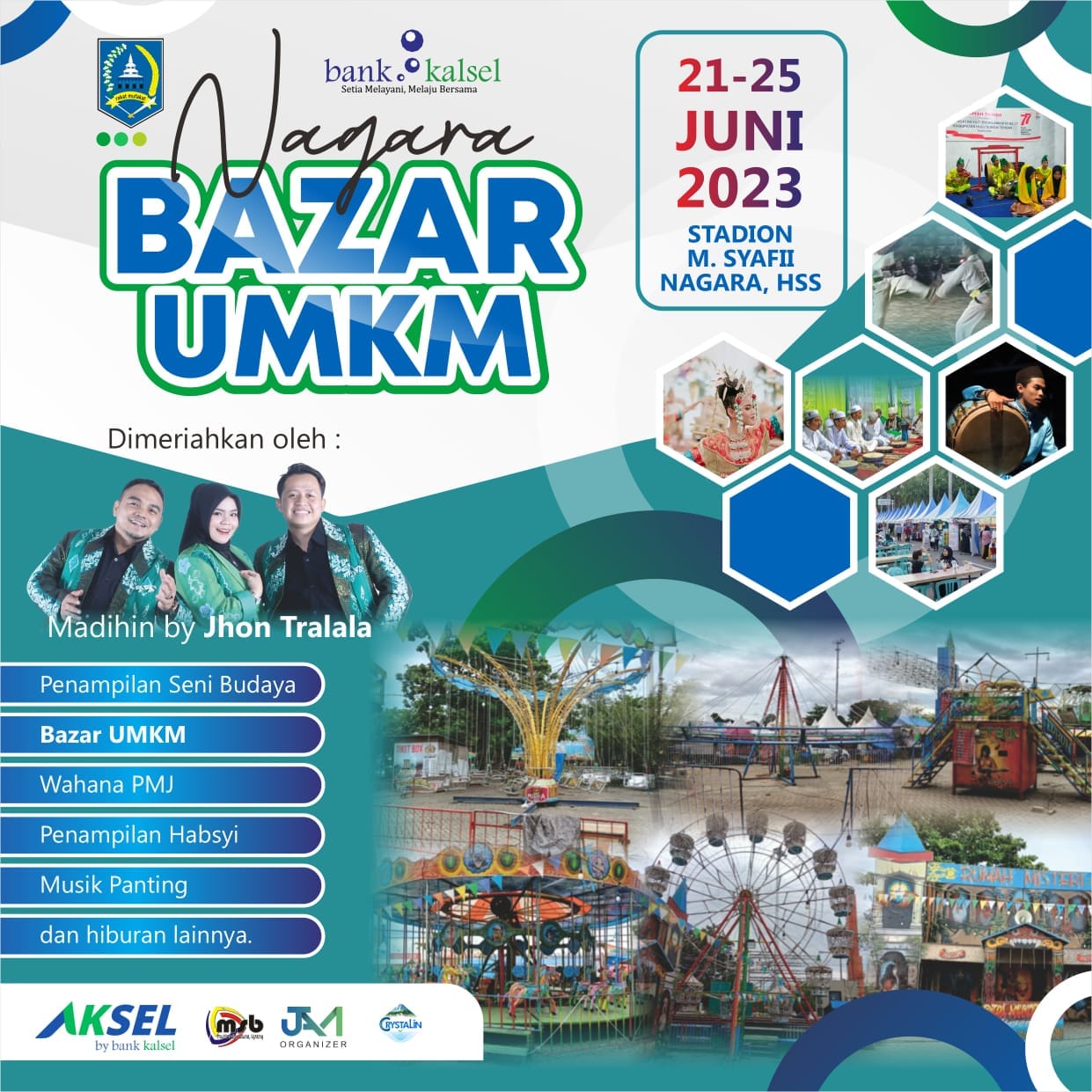RAMAIKAN NAGARA BAZAR UMKM DI STADION M. SYAFII NEGARA