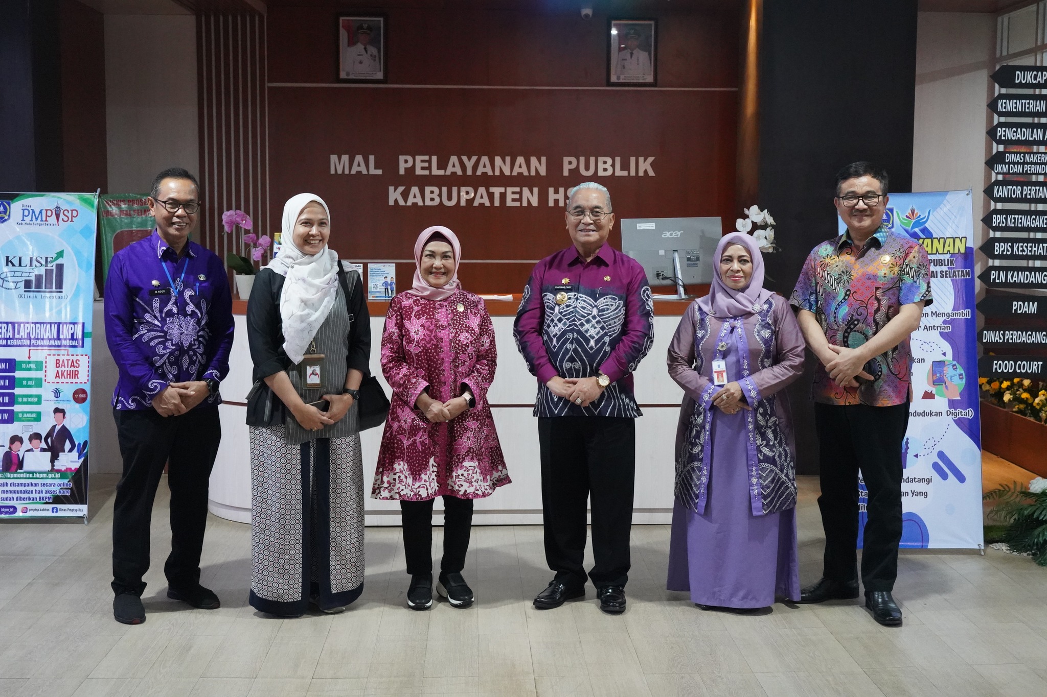 DEPUTI BIDANG PELAYANAN PUBLIK KEMENPAN RB, PROF. DR. DIAH NATALISA, MBA : MPP HSS ADALAH BUKTI KEPEDULIAN BUPATI HSS KEPADA MASYARAKATNYA.
