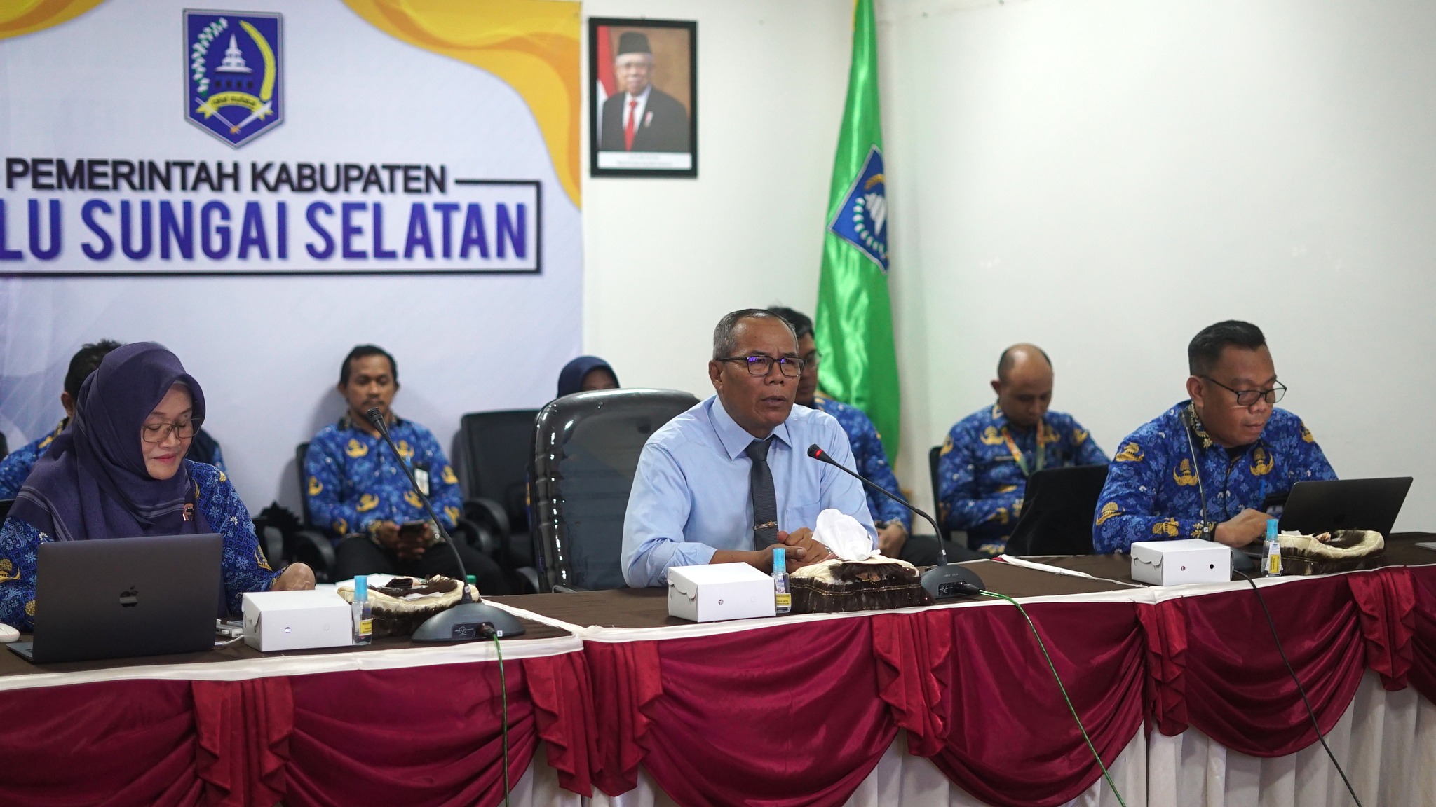 GUNA PENERAPAN SPBE, HSS IKUTI INTERVIEW PENILAIAN EVALUASI SPBE 2023