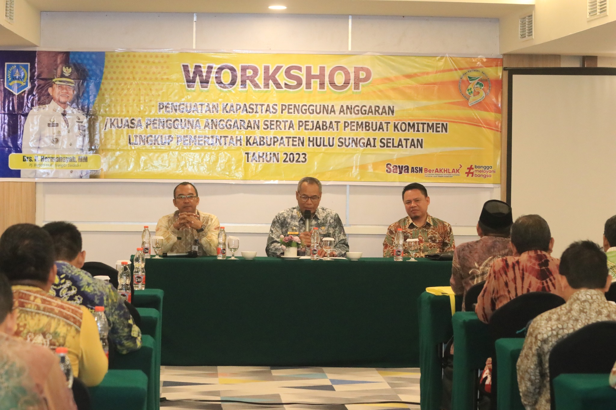 PEMKAB HSS GELAR WORKSHOP PA/KPA DAN PPK, GUNA TERUS TINGKATKAN KAPASITAS BARANG/JASA YANG OPTIMAL DAN AKUNTABEL